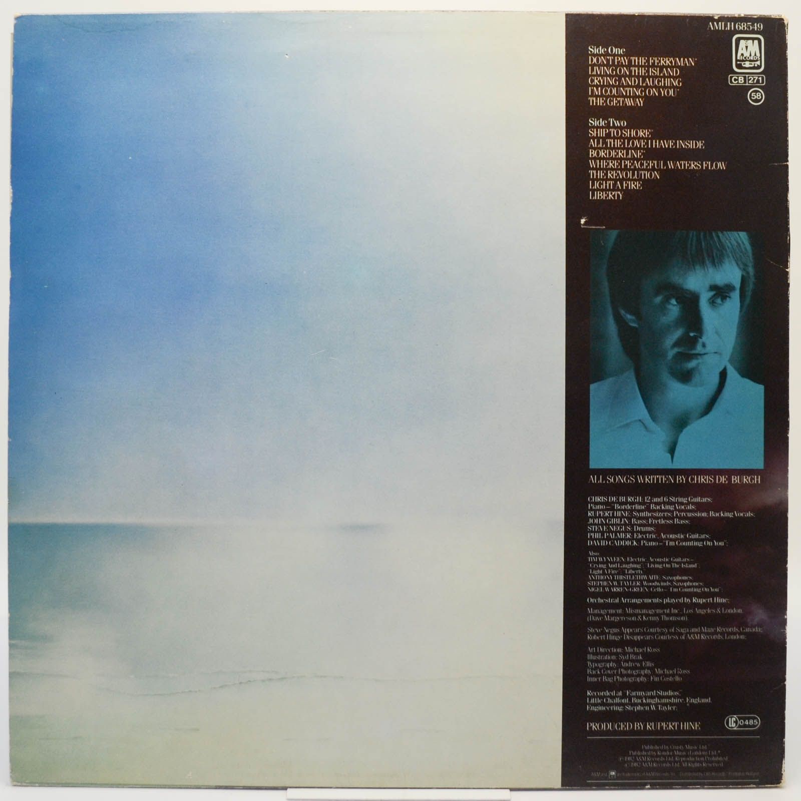 Chris de Burgh — The Getaway, 1982