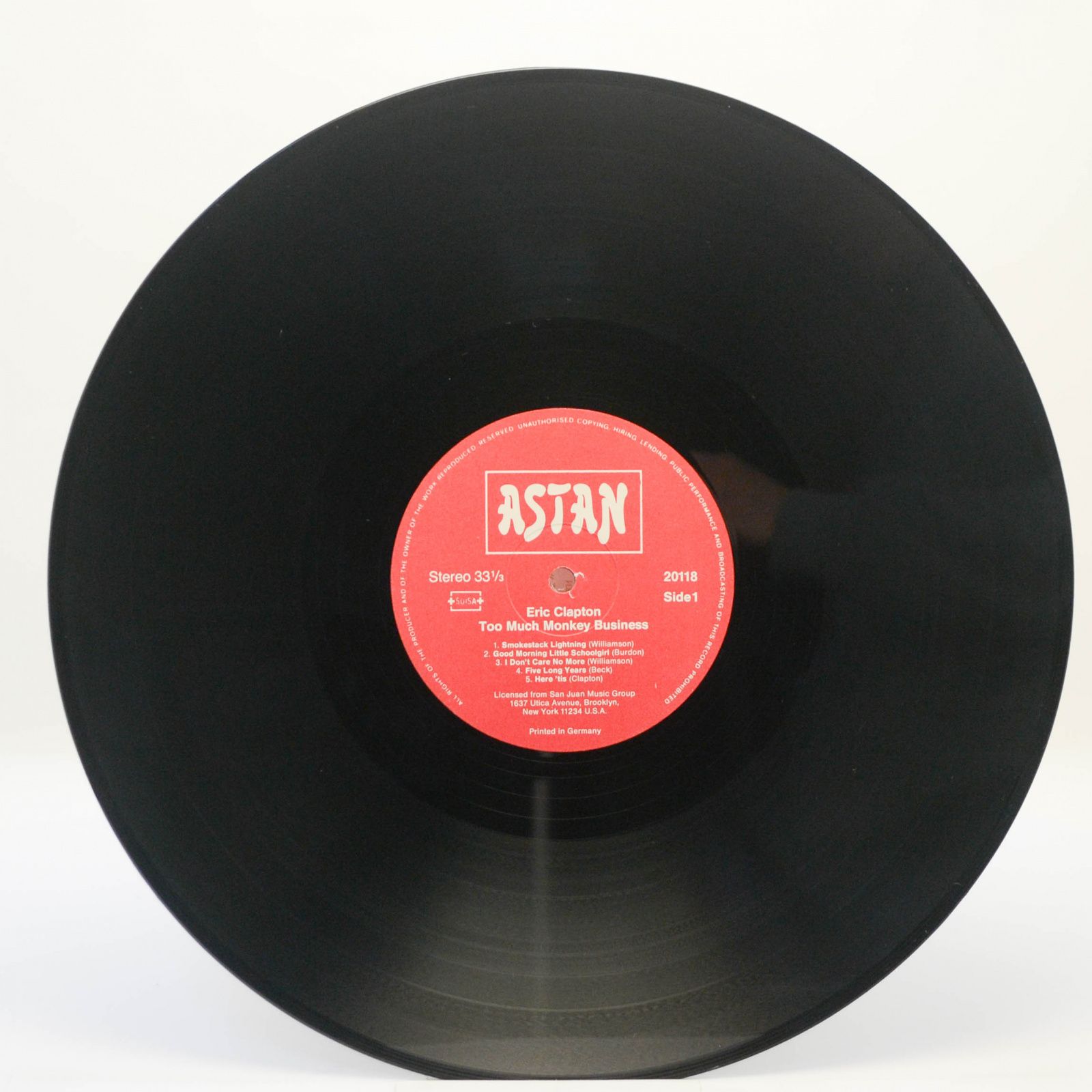 Eric Clapton — Too Much Monkey Business, 1984