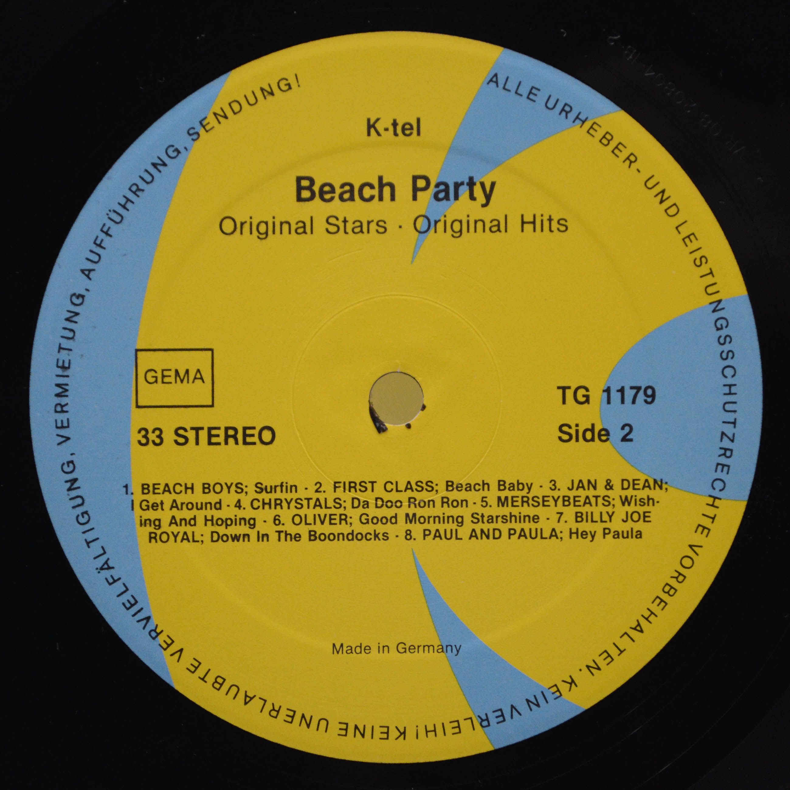Various — Beach Party (2LP), 1978