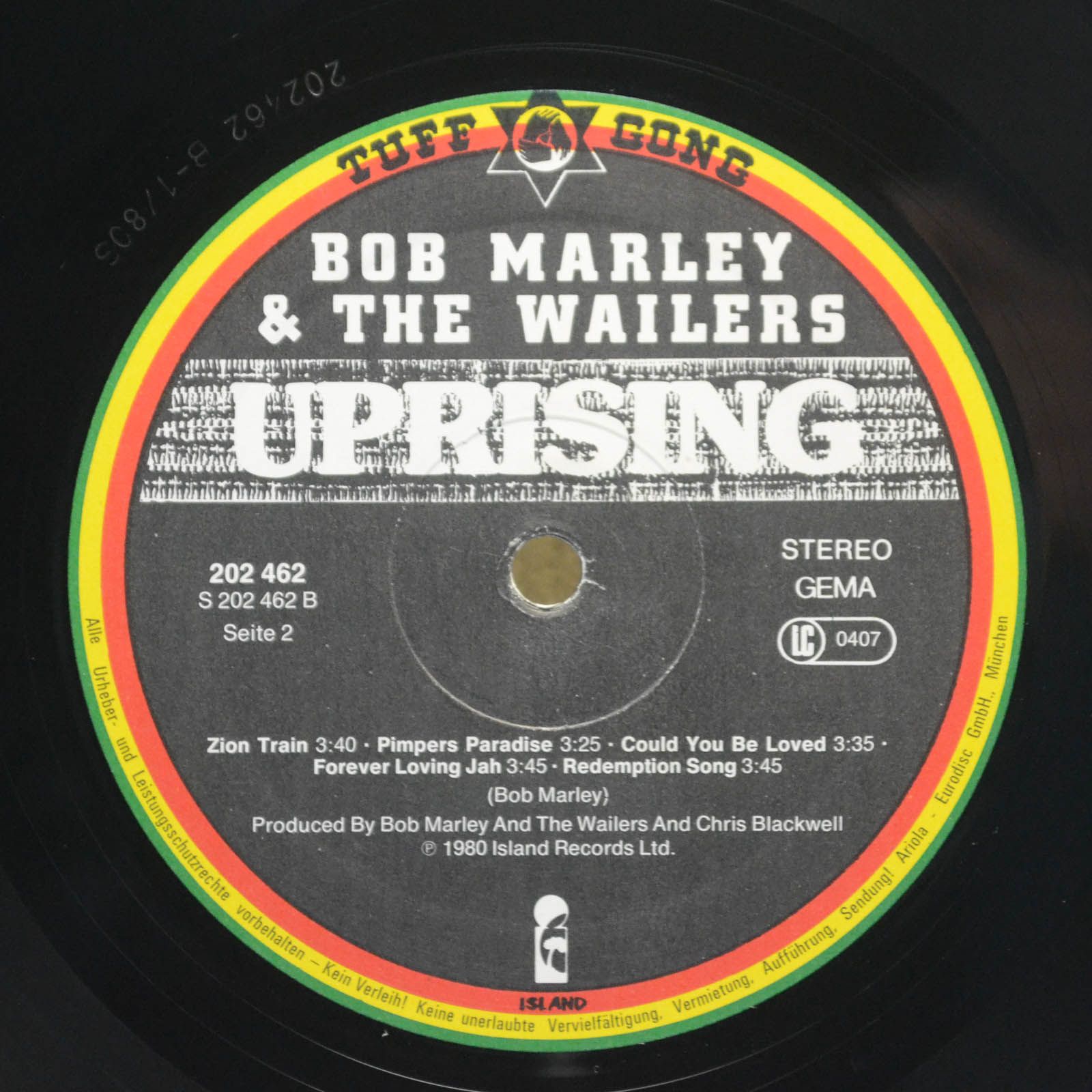 Bob Marley & The Wailers — Uprising, 1980