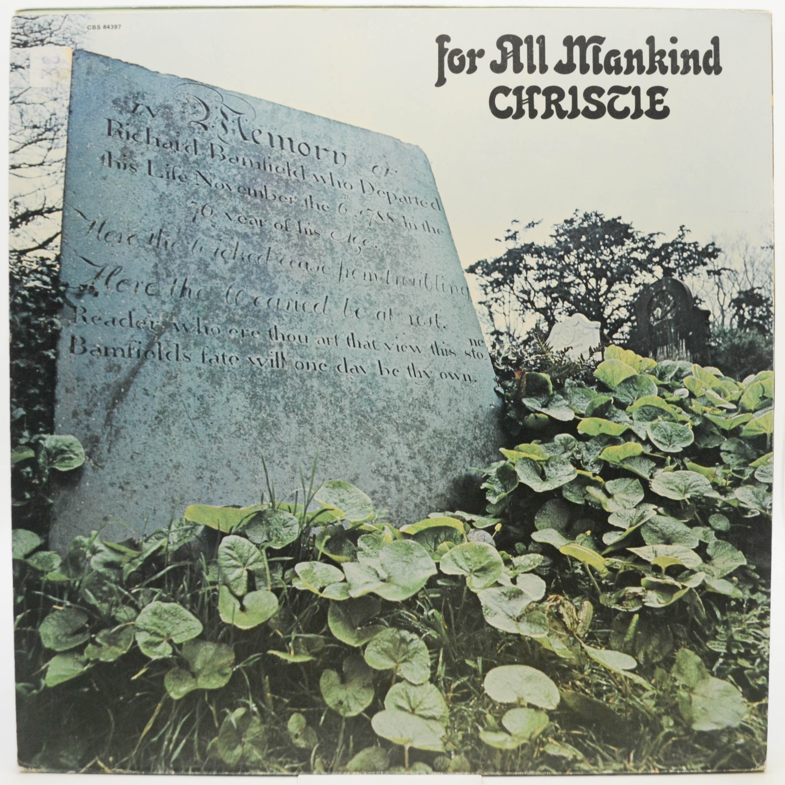 Christie — For All Mankind (1-st, UK), 1971