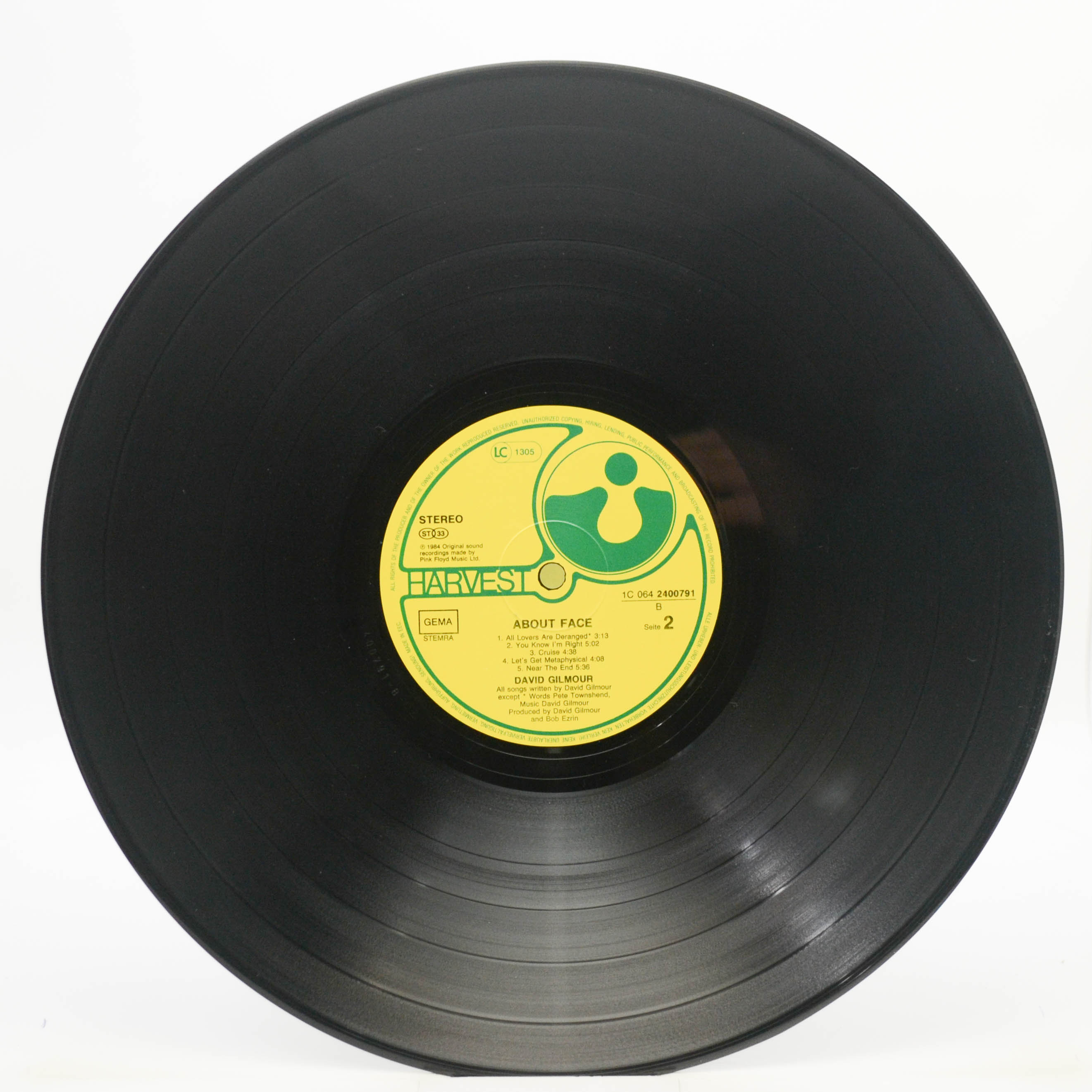 David Gilmour — About Face, 1984