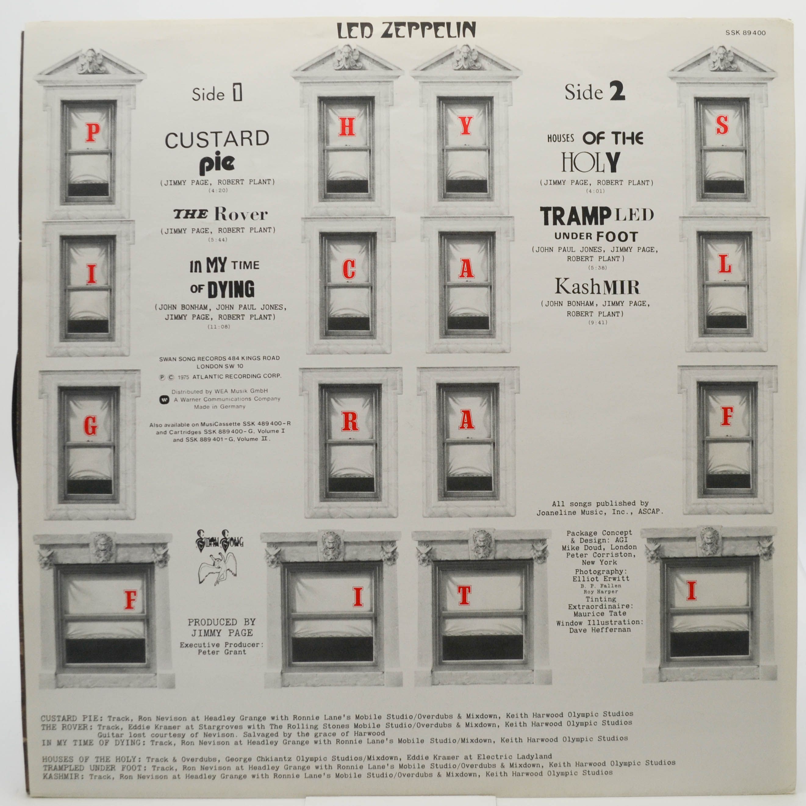 Led Zeppelin — Physical Graffiti (2LP), 1975