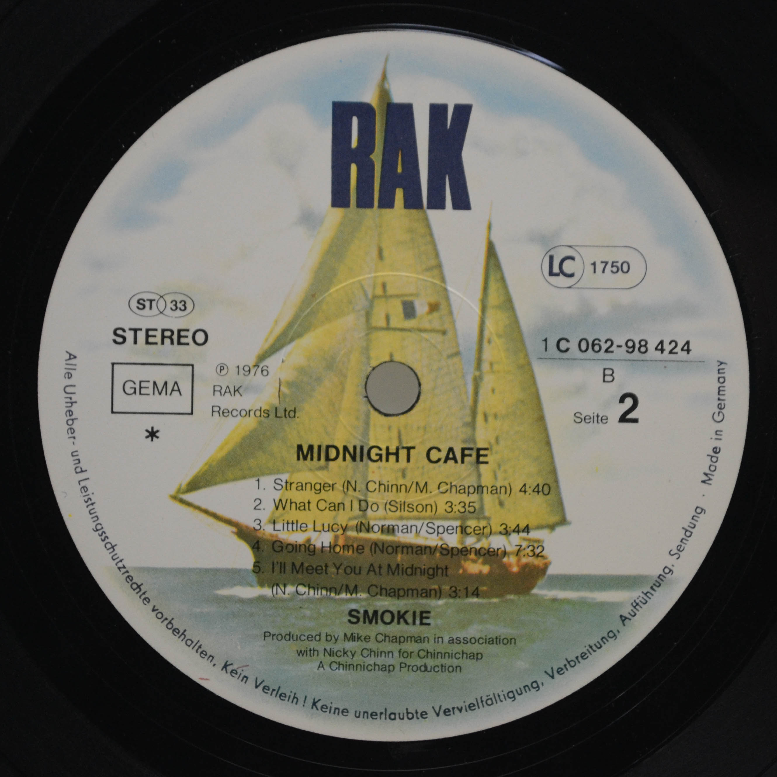 Smokie — Midnight Café, 1976