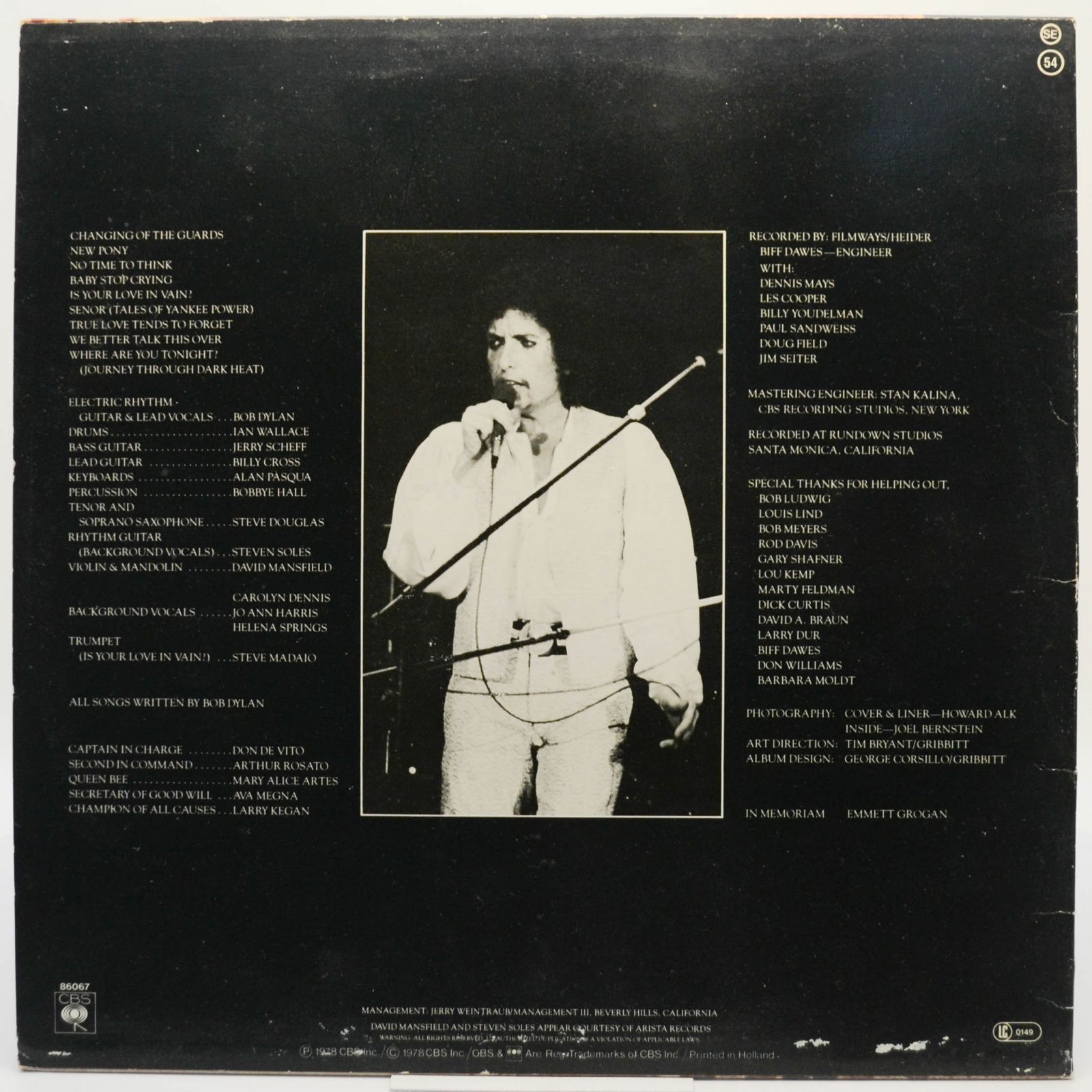 Bob Dylan — Street-Legal, 1978