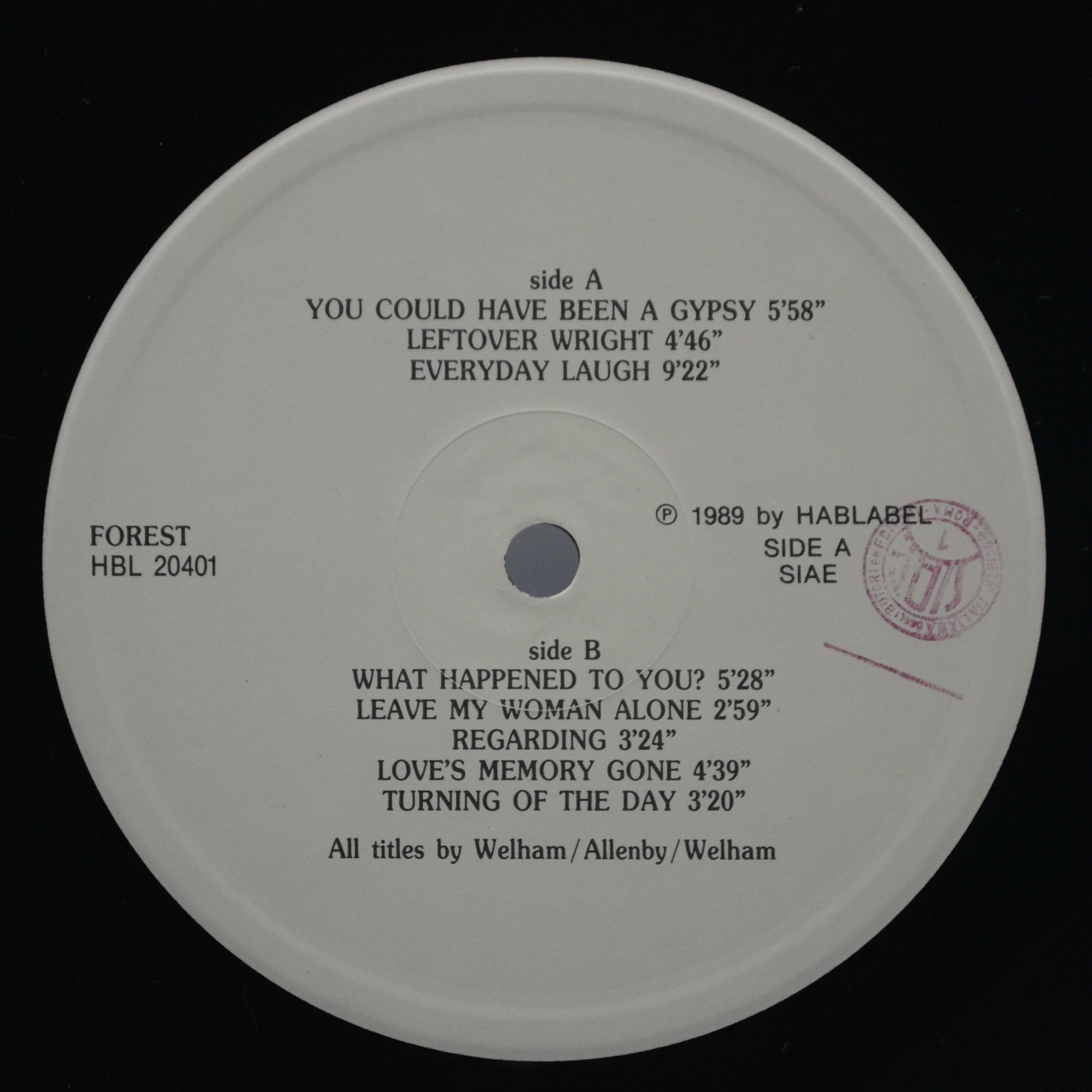 Forest — Concert, 1989