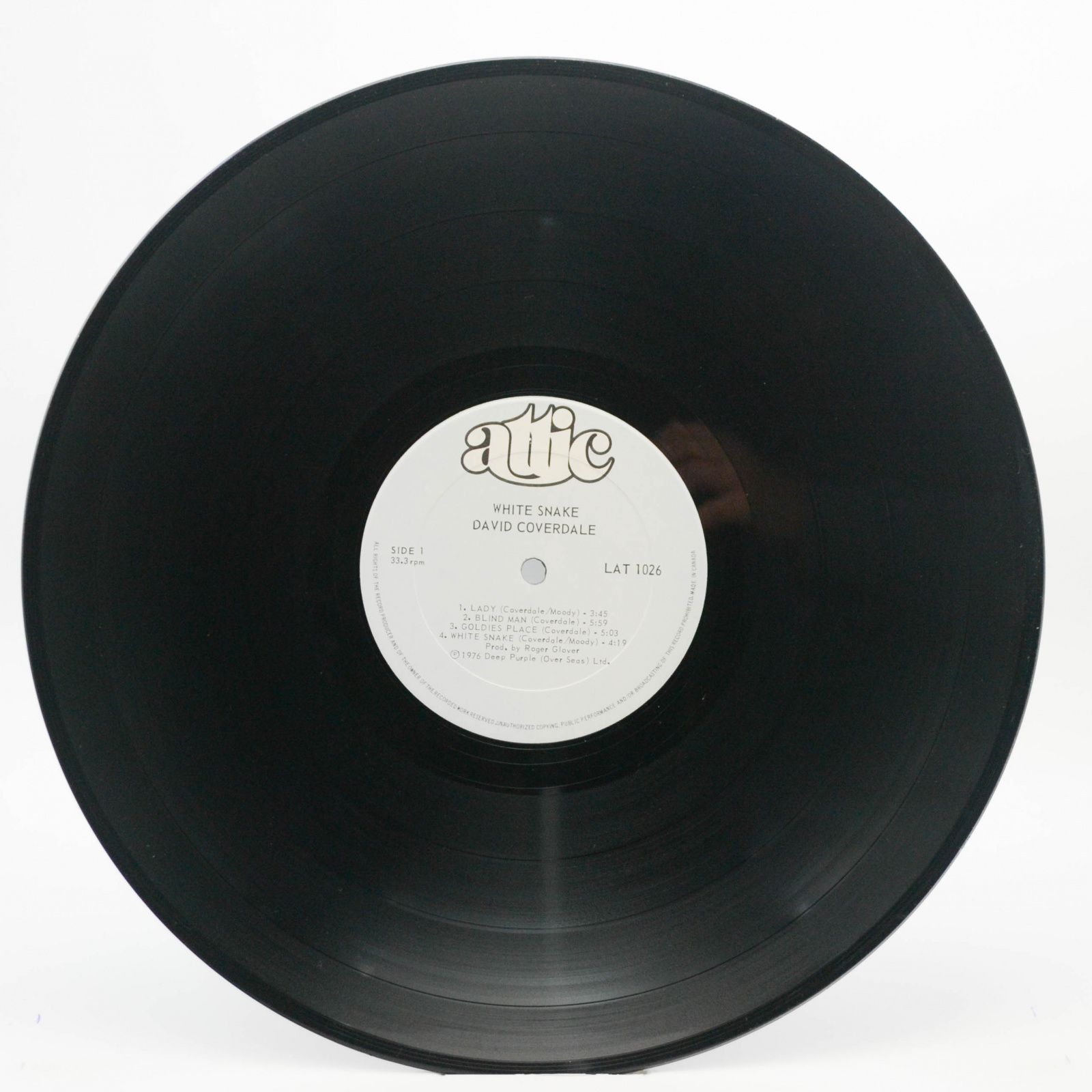 David Coverdale — White Snake, 1977