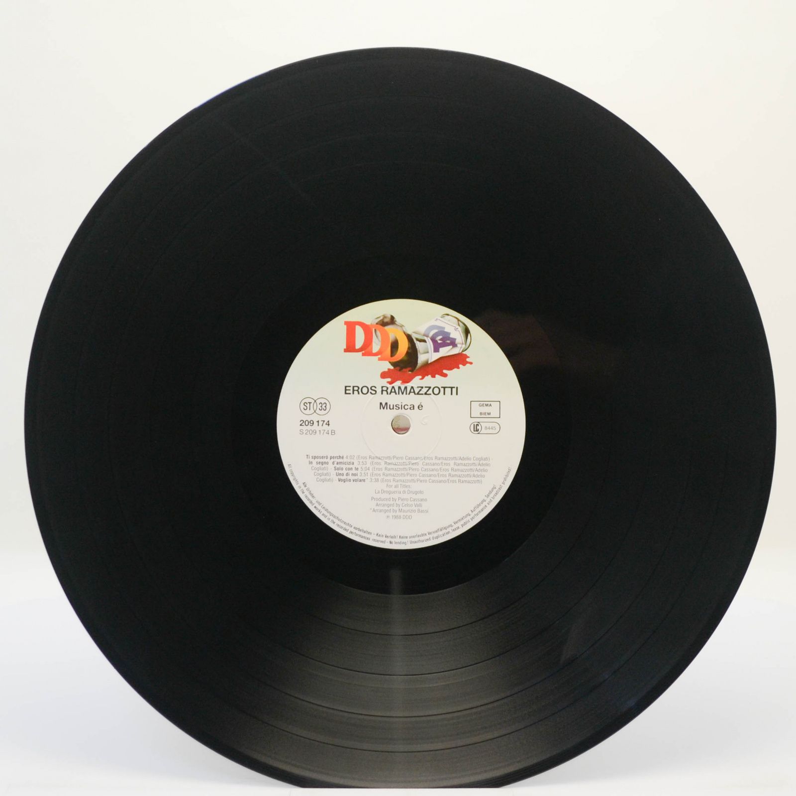 Eros Ramazzotti — Musica È, 1988