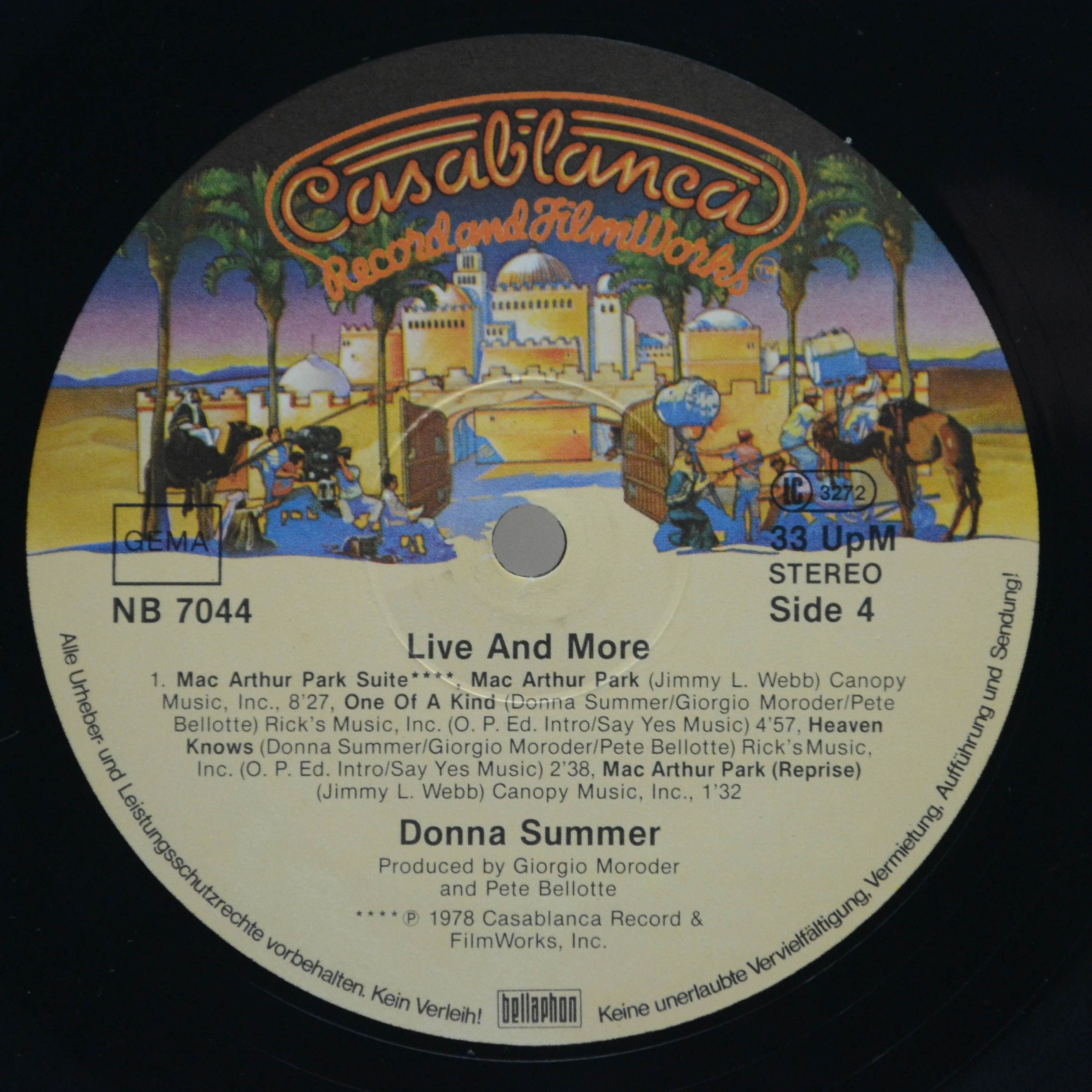 Donna Summer — Live And More (2LP), 1978