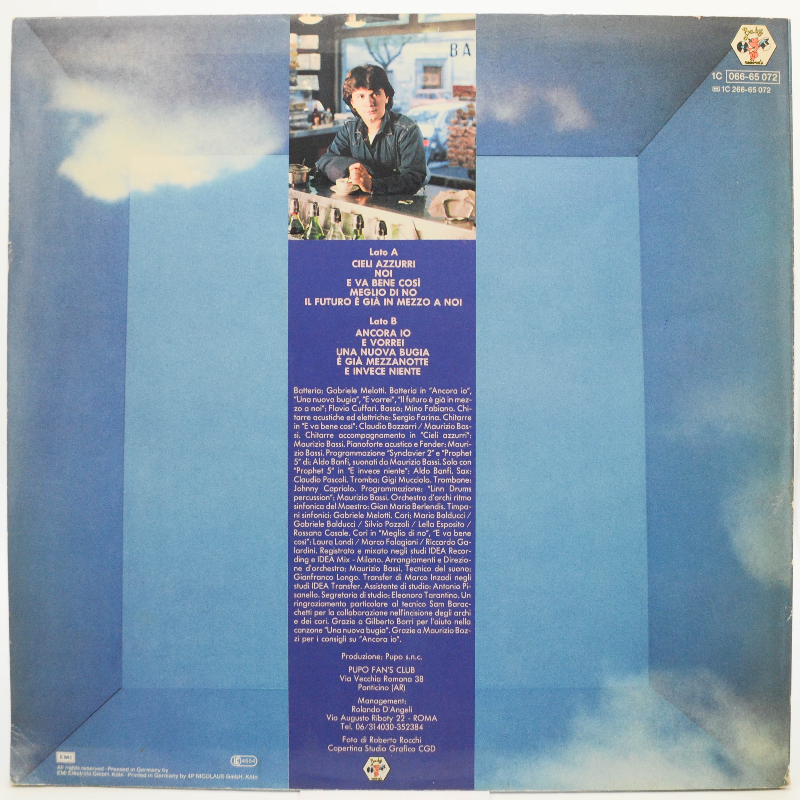 Pupo — Cieli Azzurri, 1983