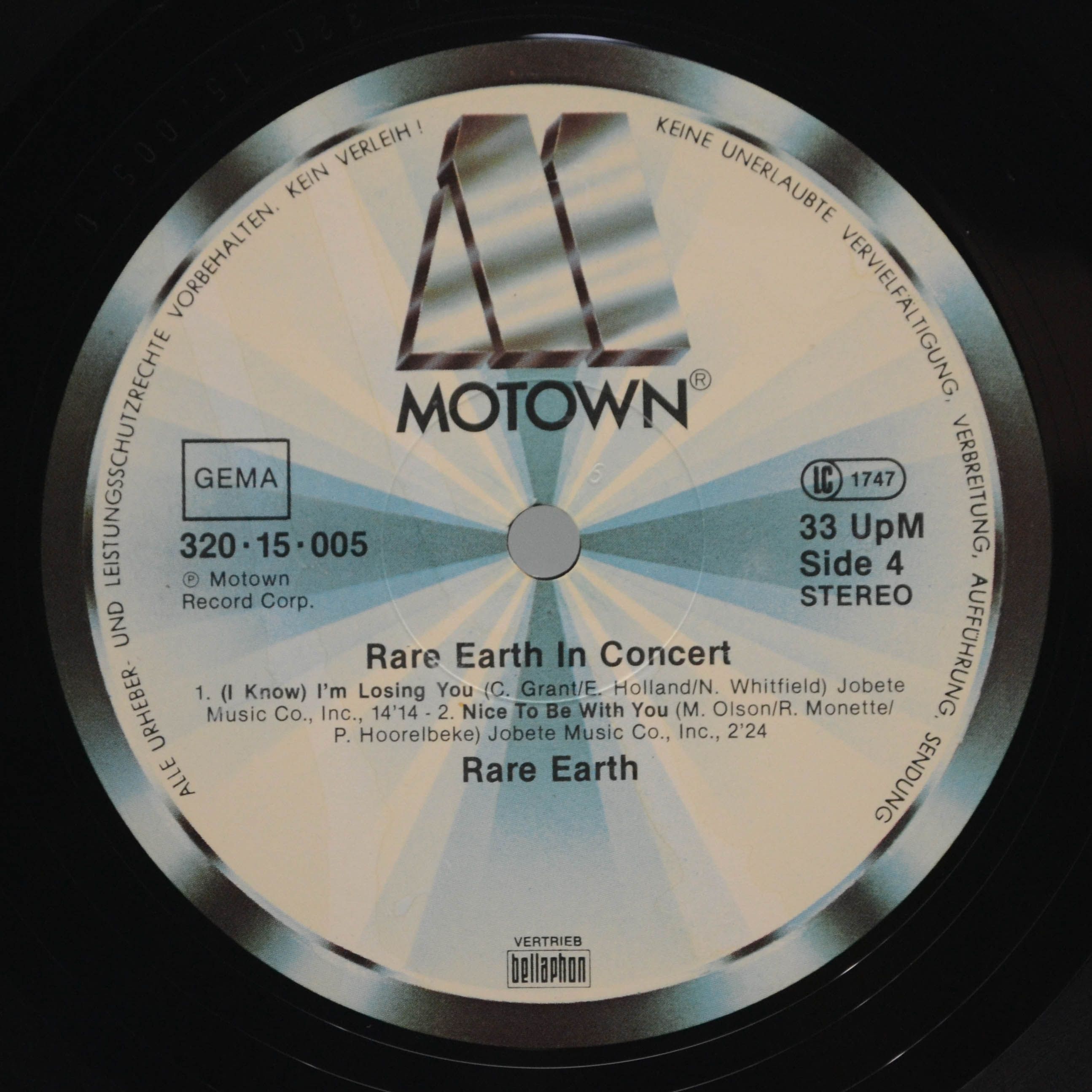 Rare Earth — Rare Earth In Concert (2LP), 1971