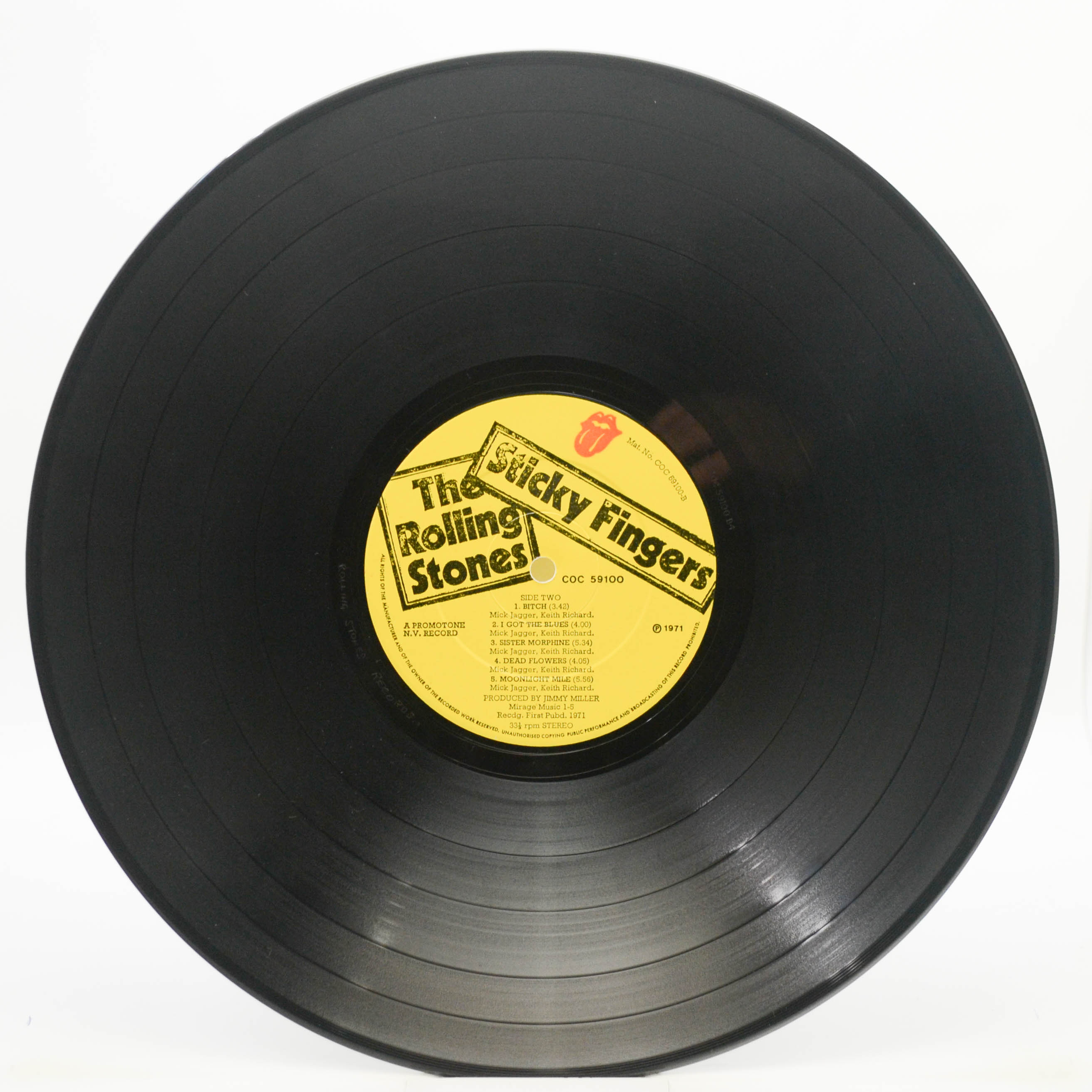 Rolling Stones — Sticky Fingers (1-st, UK), 1971