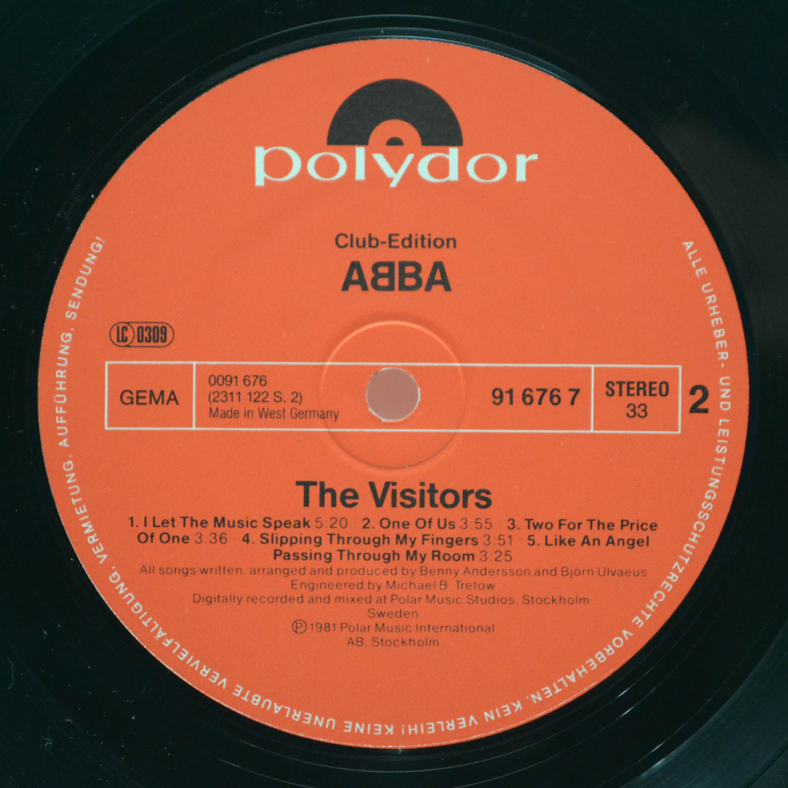 ABBA — The Visitors, 1981