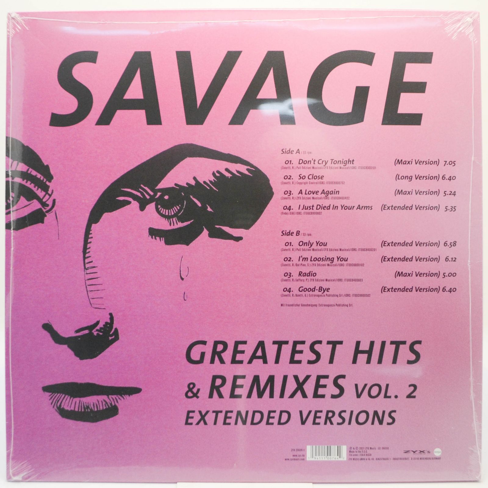 Savage — Greatest Hits & Remixes Vol. 2, 2021