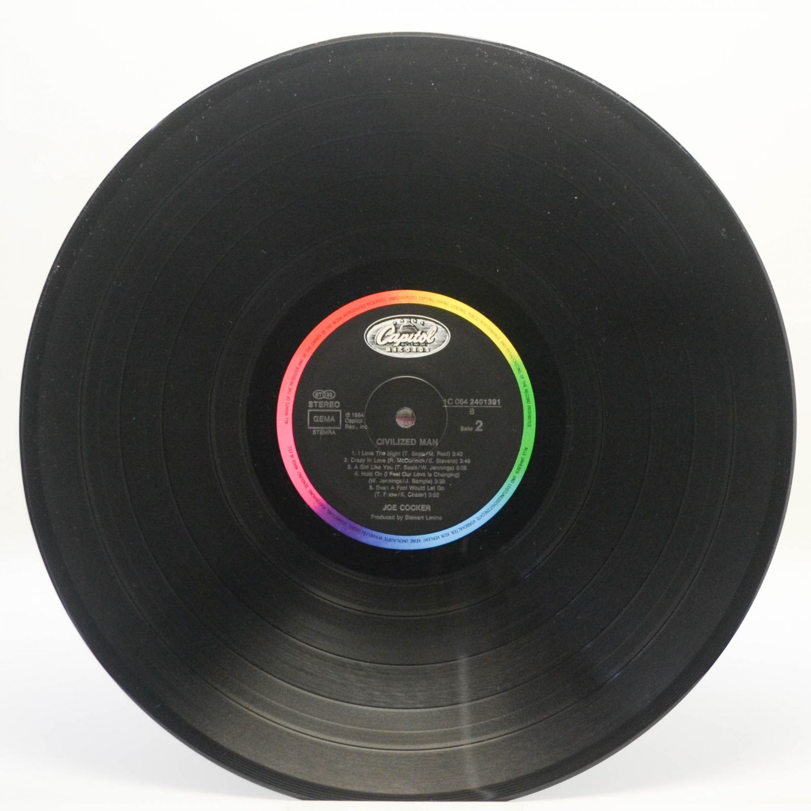 Joe Cocker — Civilized Man, 1984