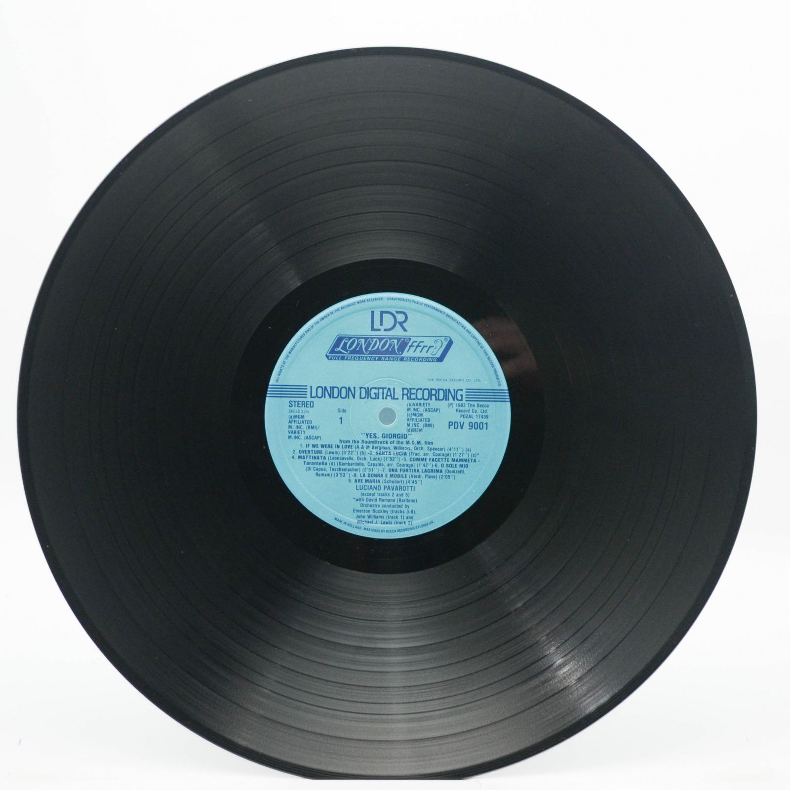 Luciano Pavarotti — Yes, Giorgio, 1982