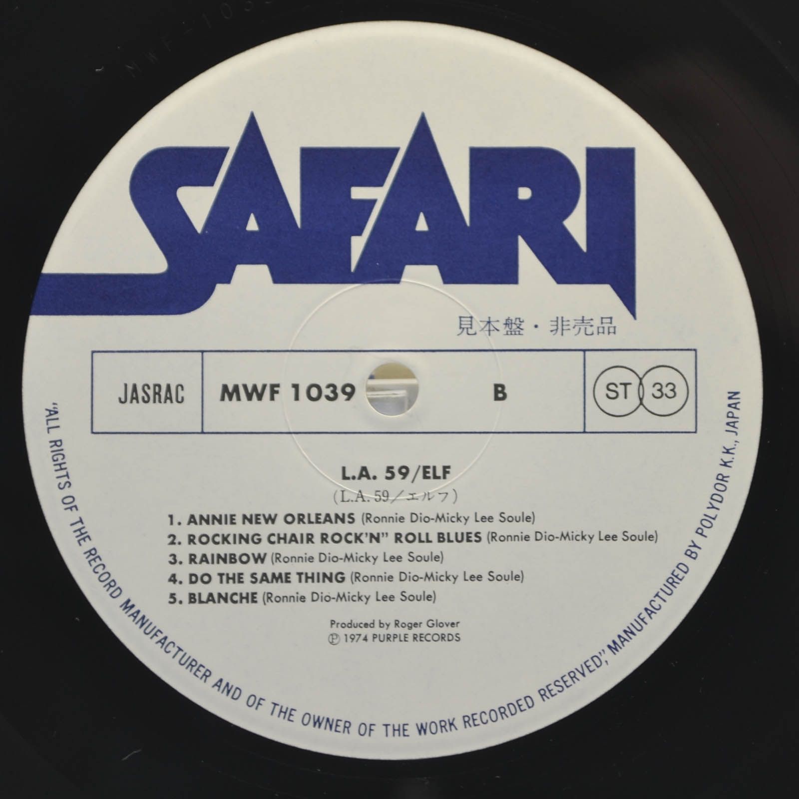 ELF — L.A./59, 1974