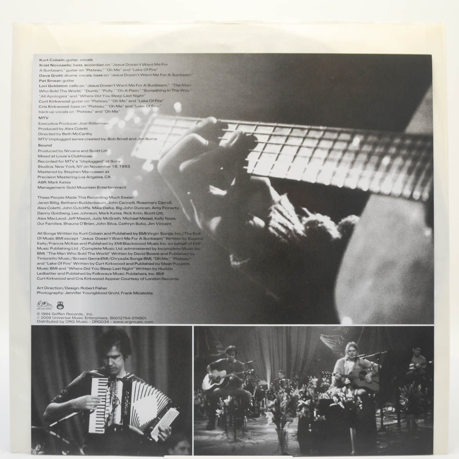 Nirvana — MTV Unplugged In New York (USA), 1994