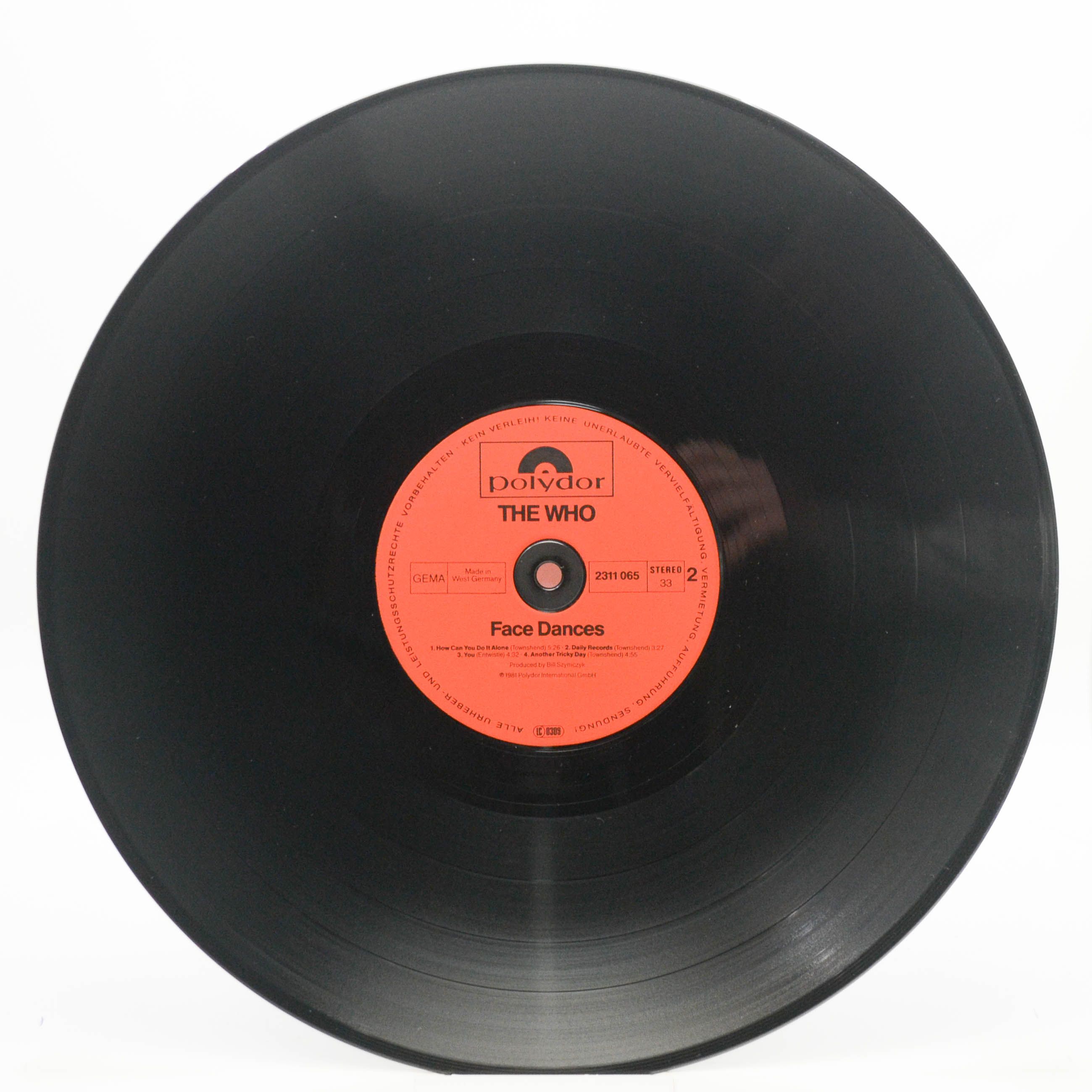 Who — Face Dances (poster), 1981