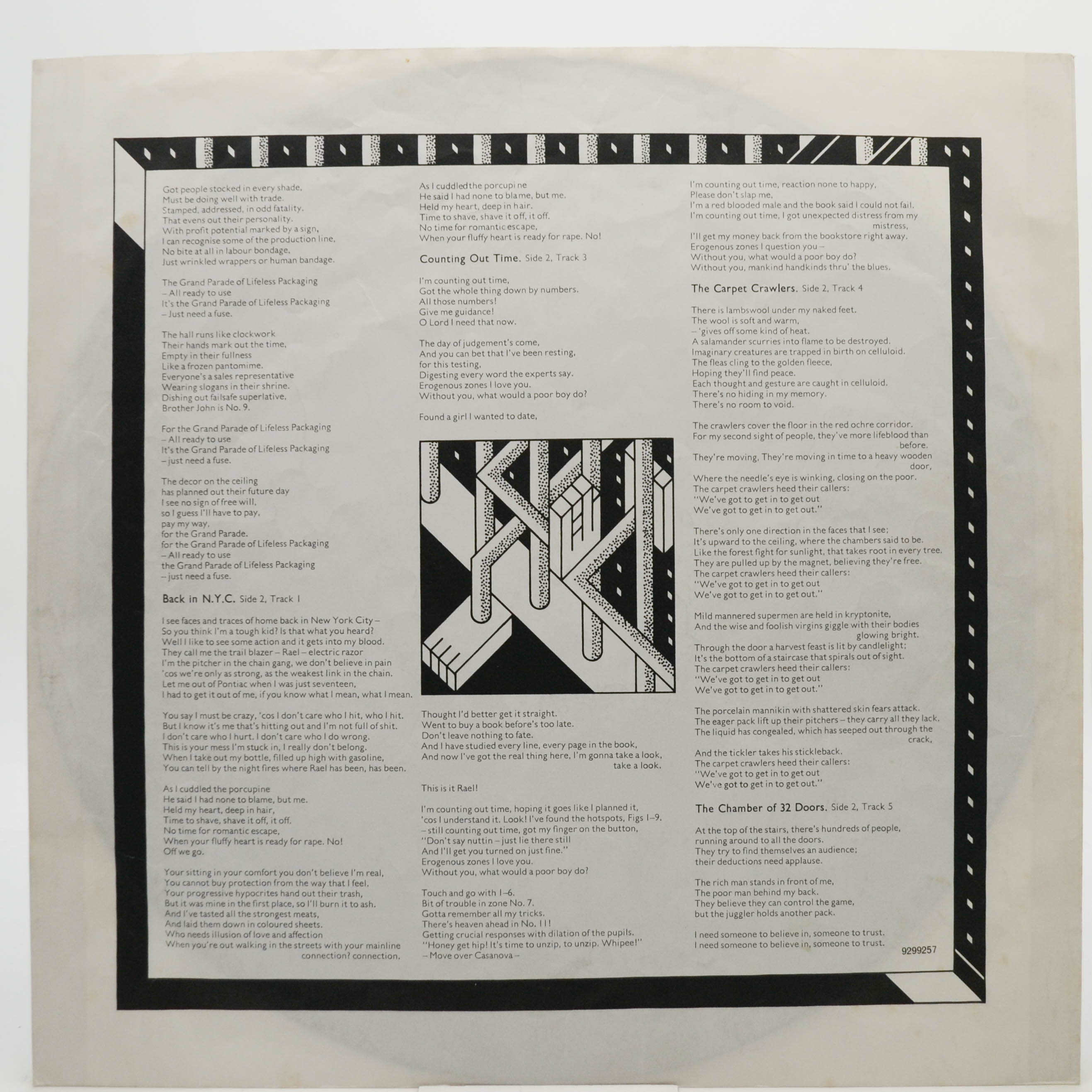 Genesis — The Lamb Lies Down On Broadway (2LP), 1974