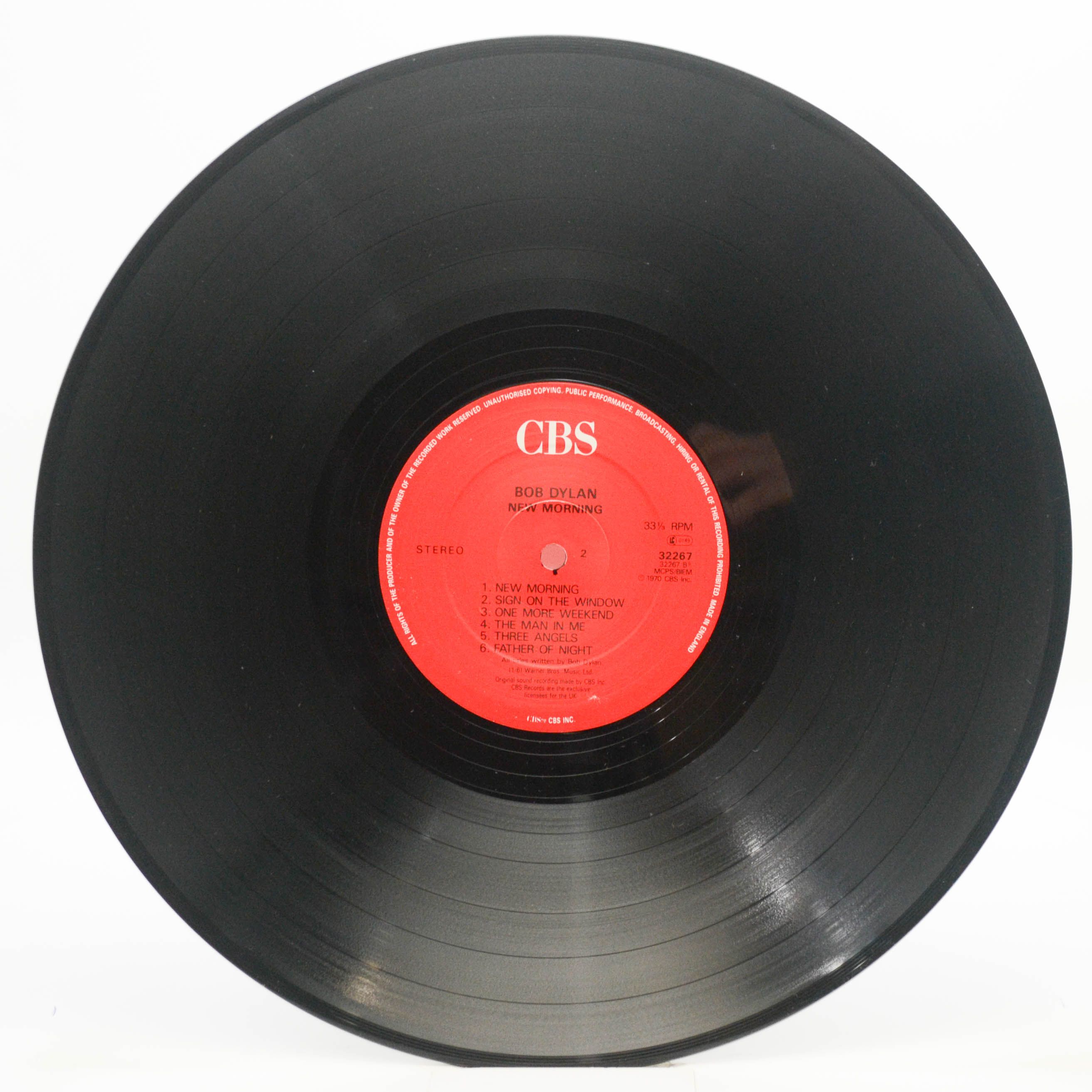 Bob Dylan — New Morning (UK), 1970