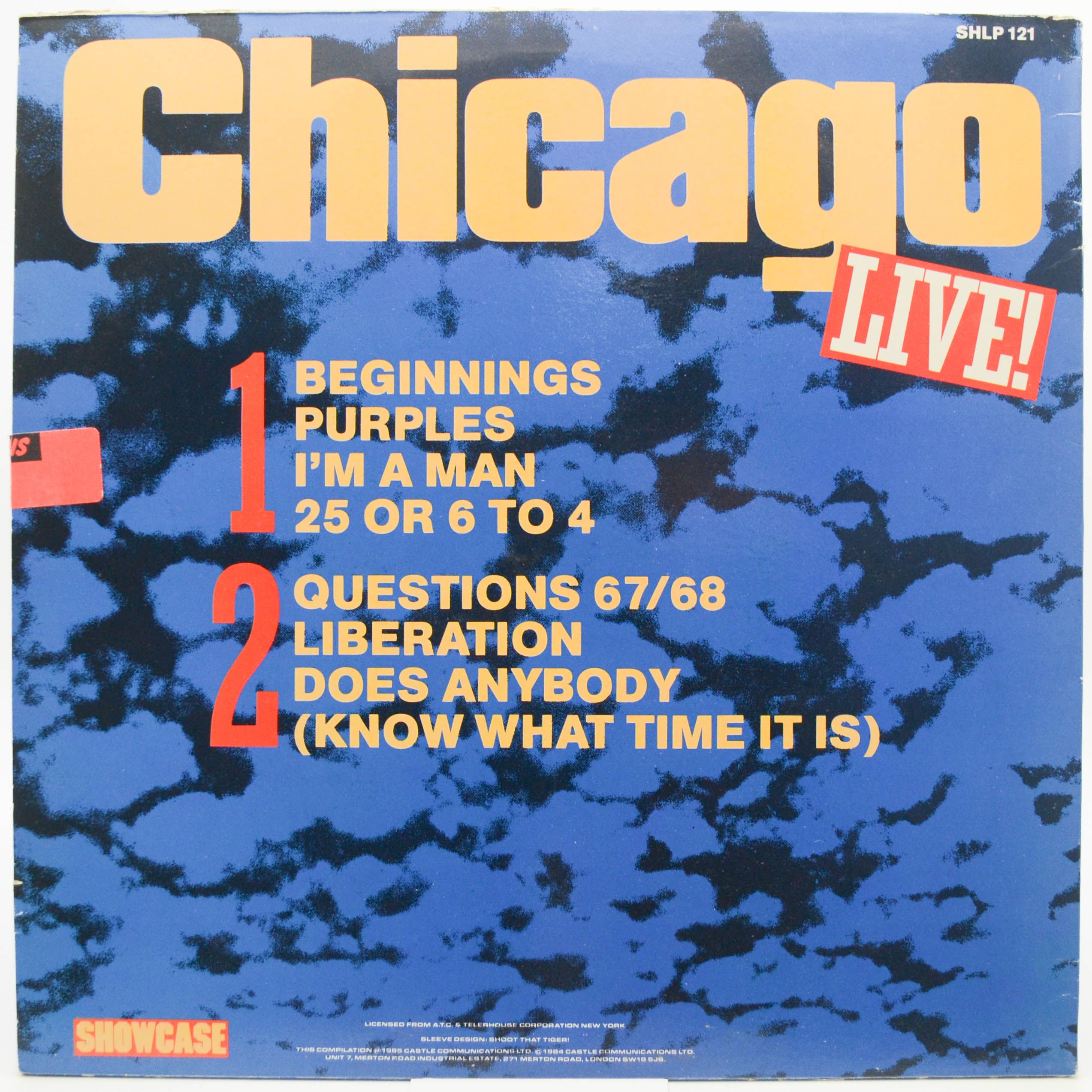 Chicago — Chicago Live! (UK), 1978