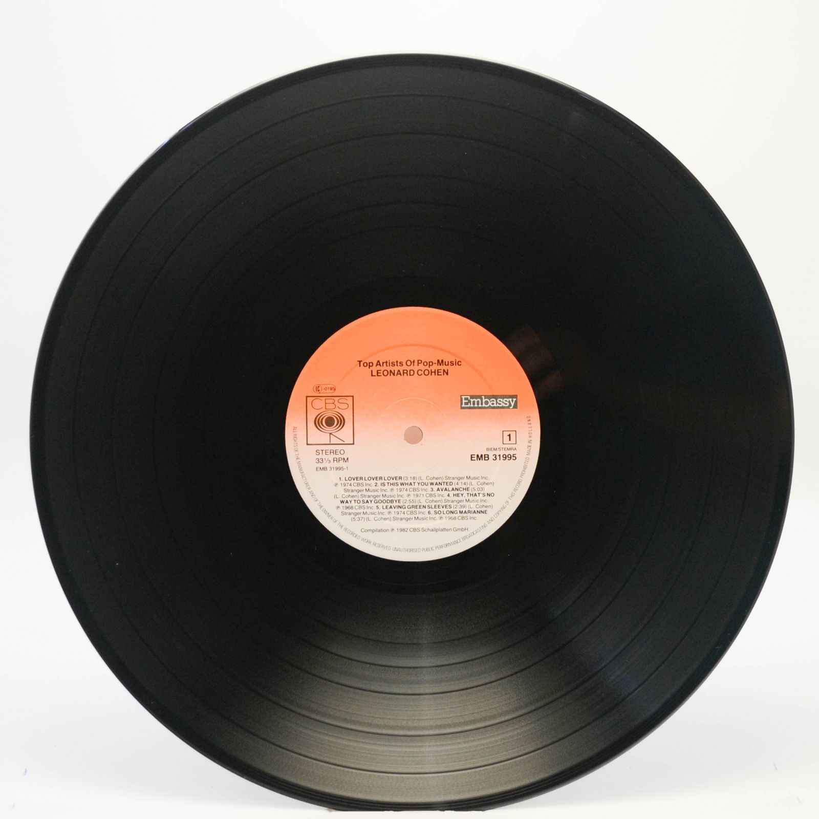 Leonard Cohen — Leonard Cohen, 1982