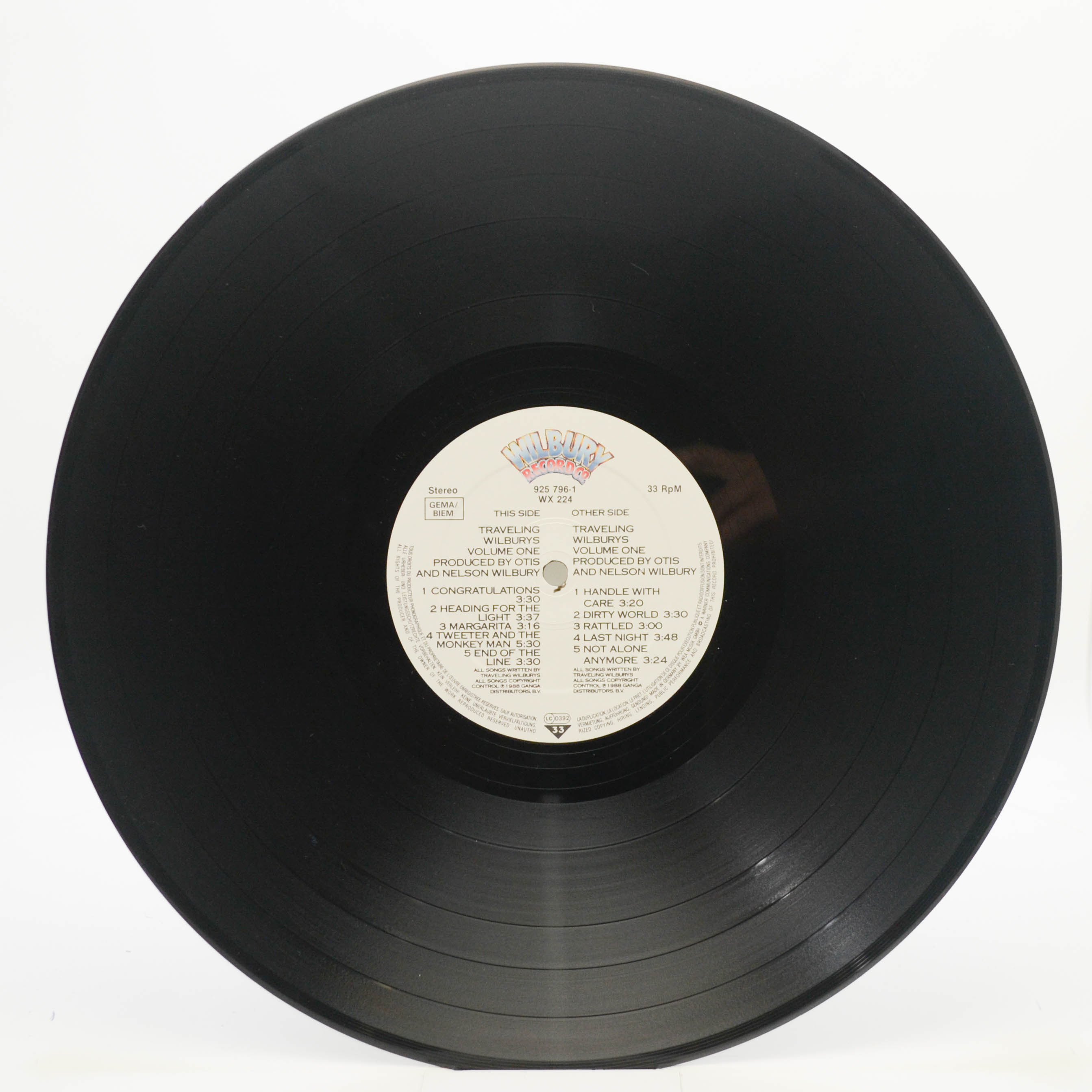 Traveling Wilburys — Volume One, 1988