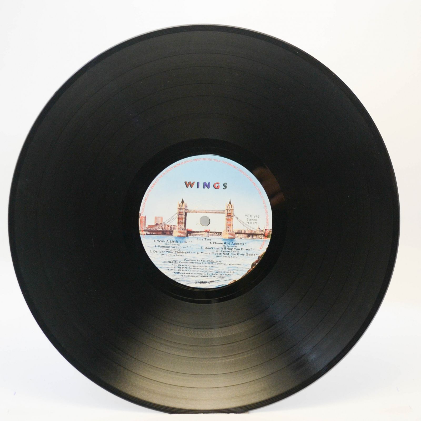 Wings — London Town (poster), 1978