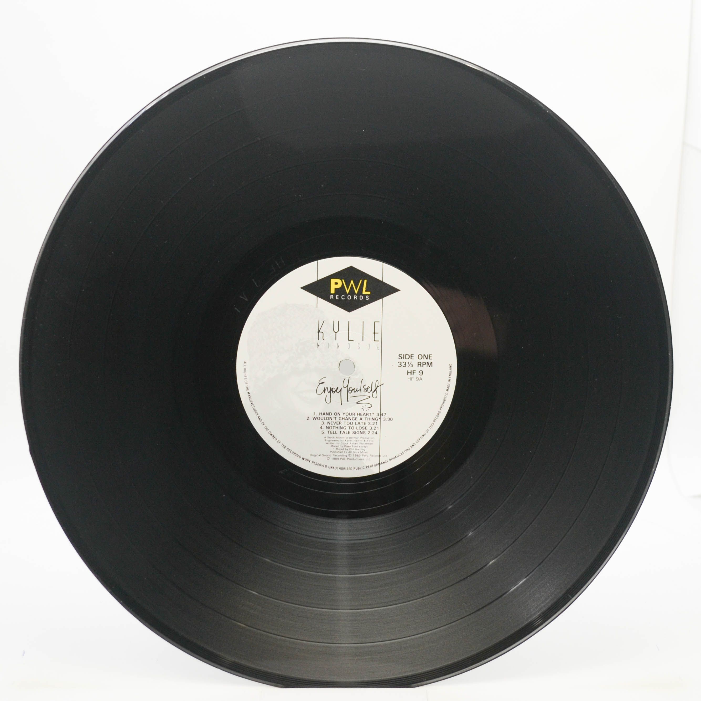 Kylie Minogue — Enjoy Yourself (UK), 1989