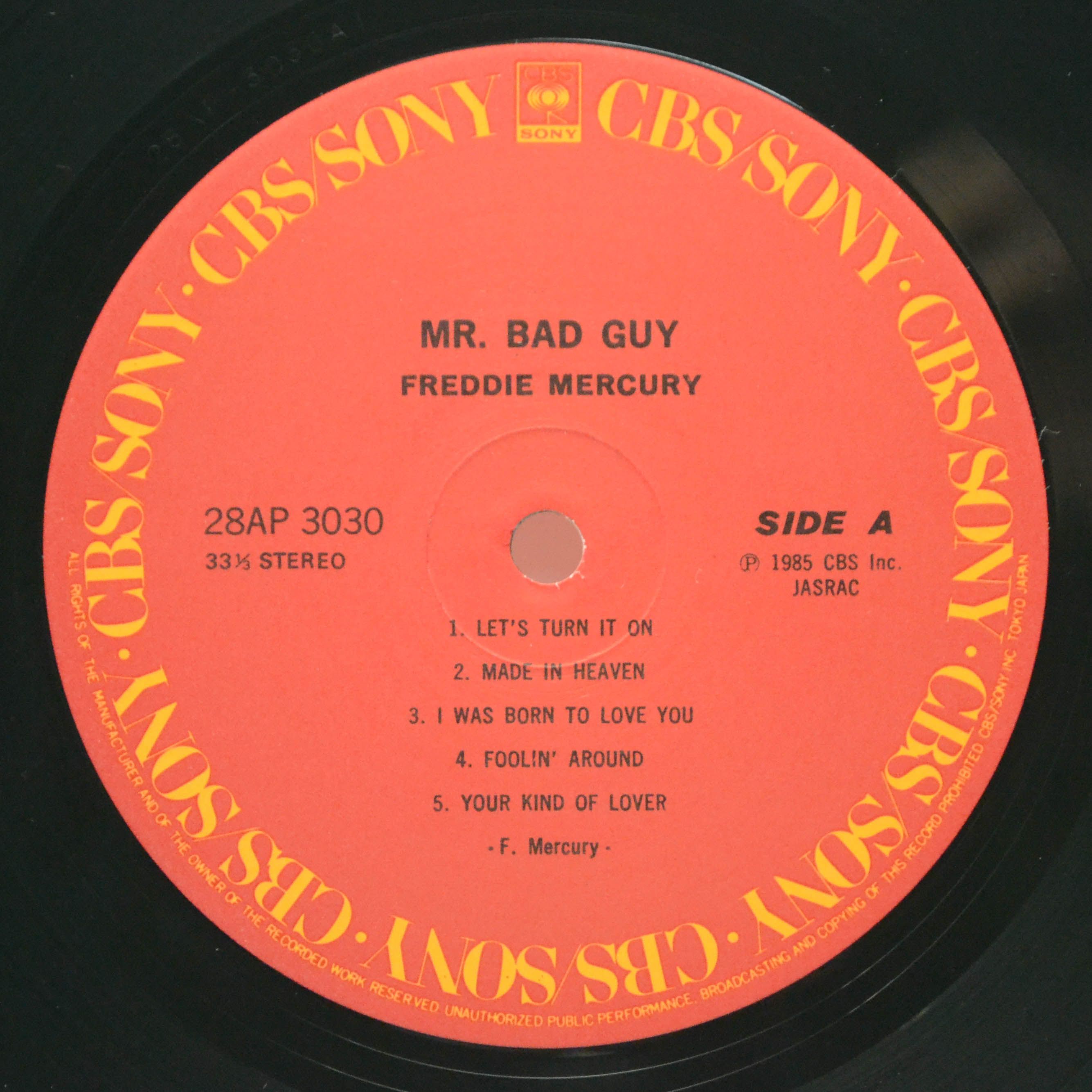 Freddie Mercury — Mr. Bad Guy, 1985