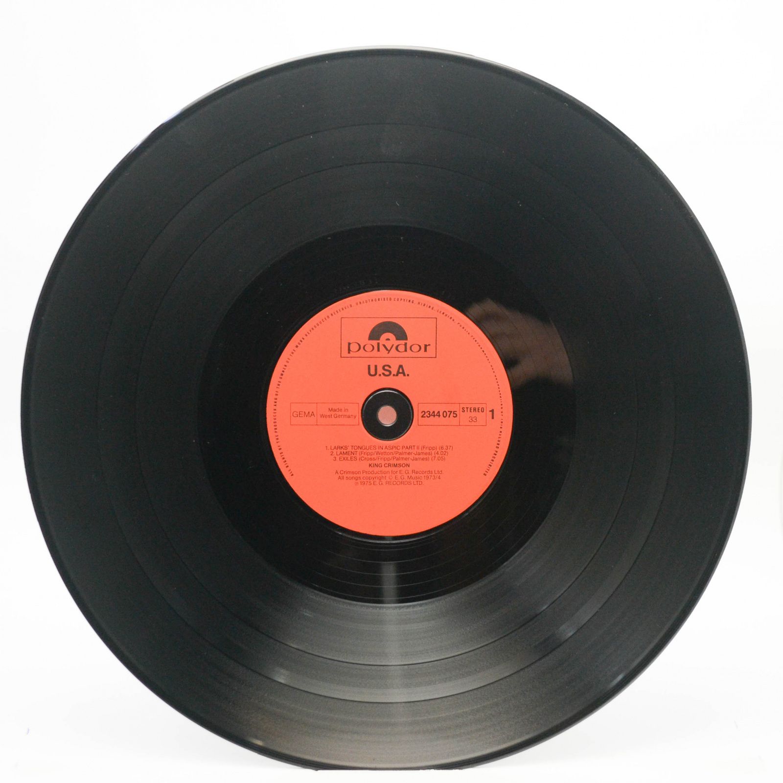 King Crimson — USA, 1977