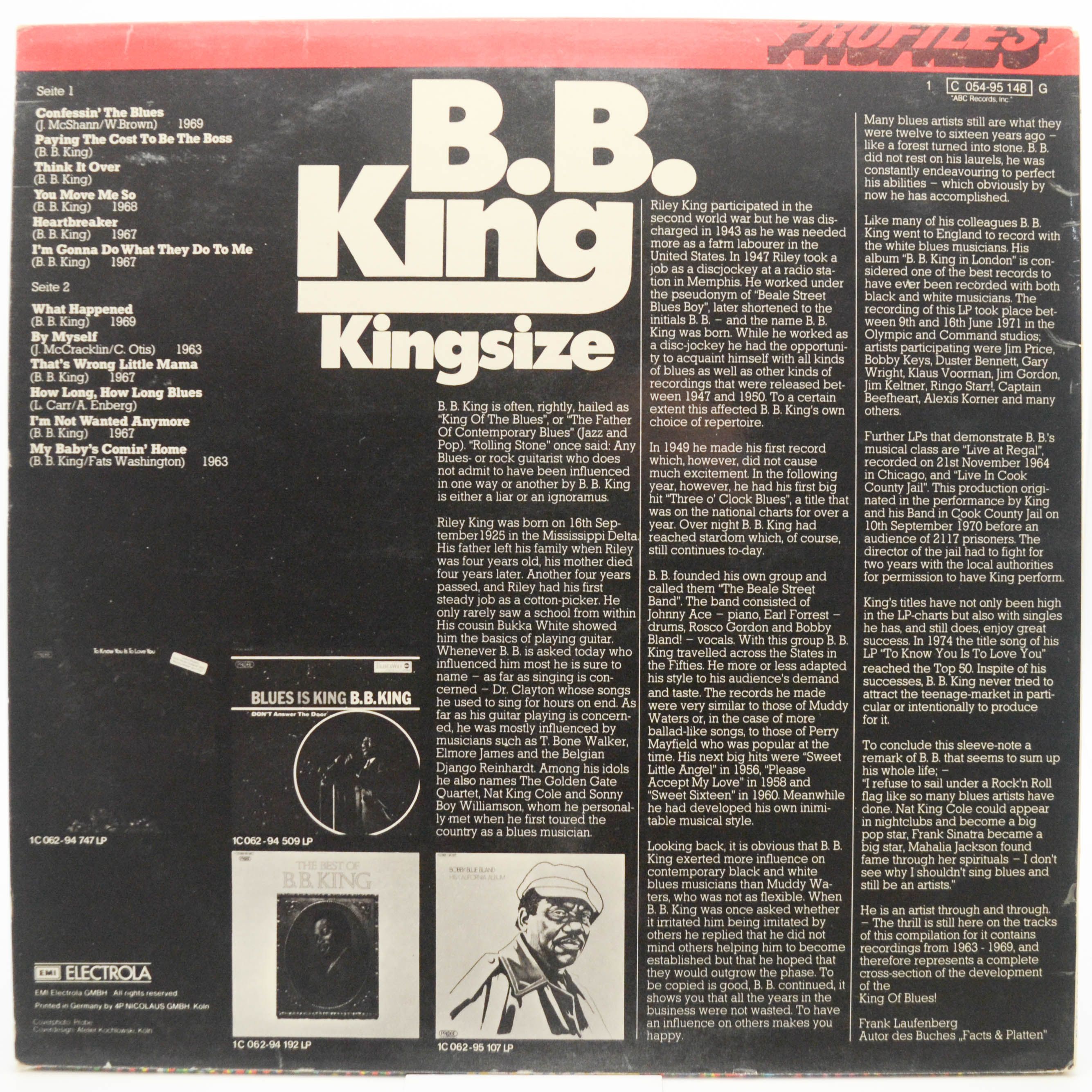 B.B. King — Kingsize, 1975