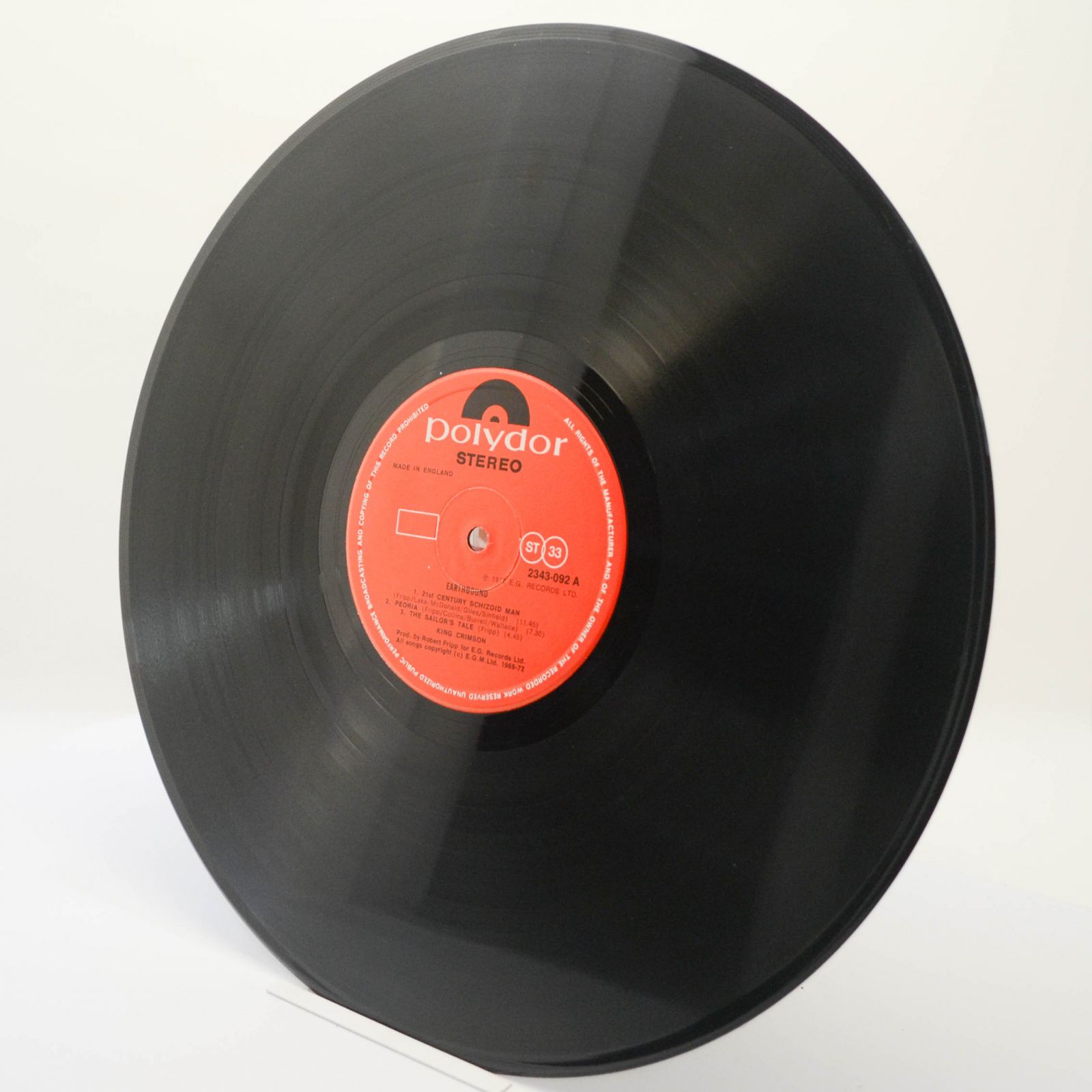 King Crimson — Earthbound (UK), 1972