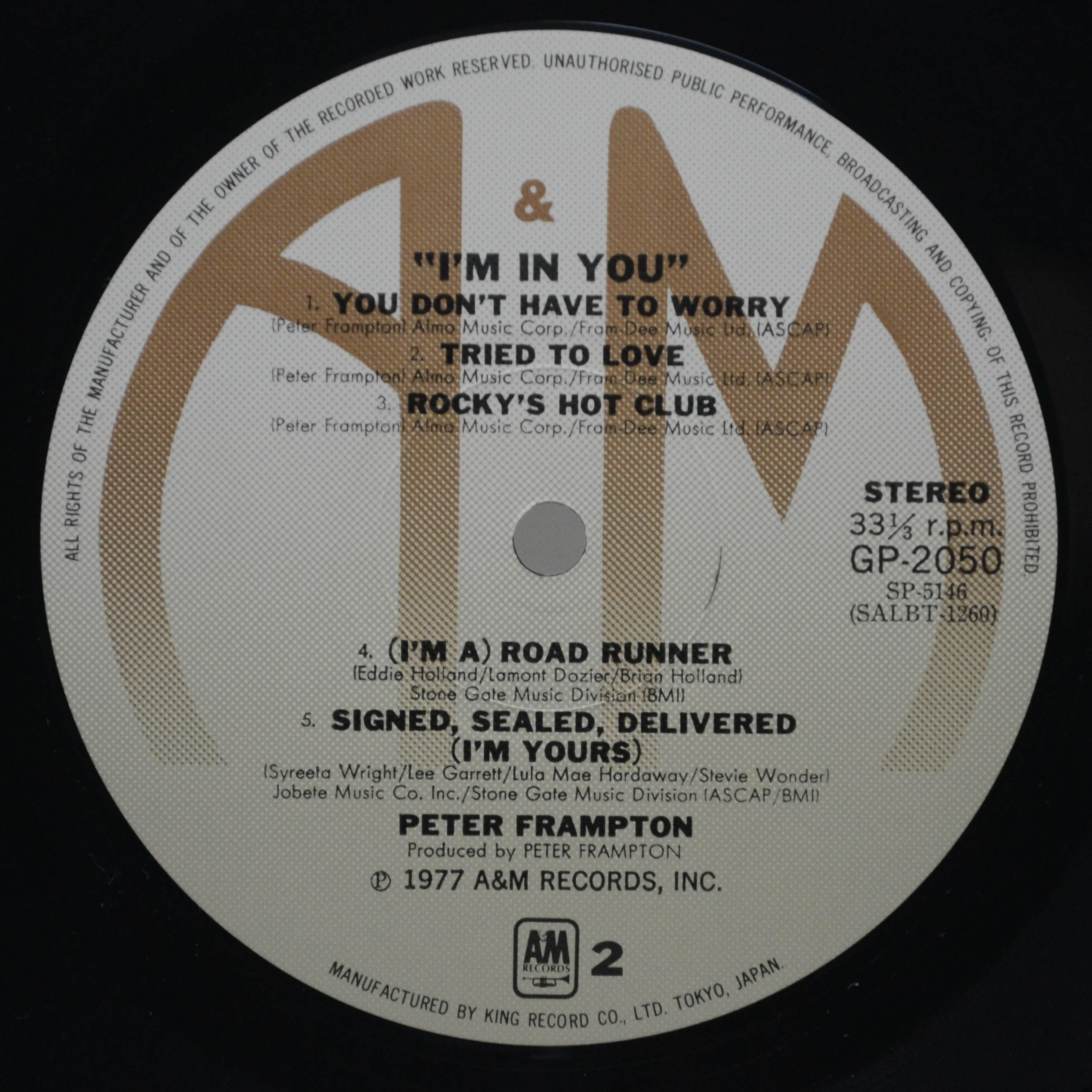 Peter Frampton — I'm In You, 1977