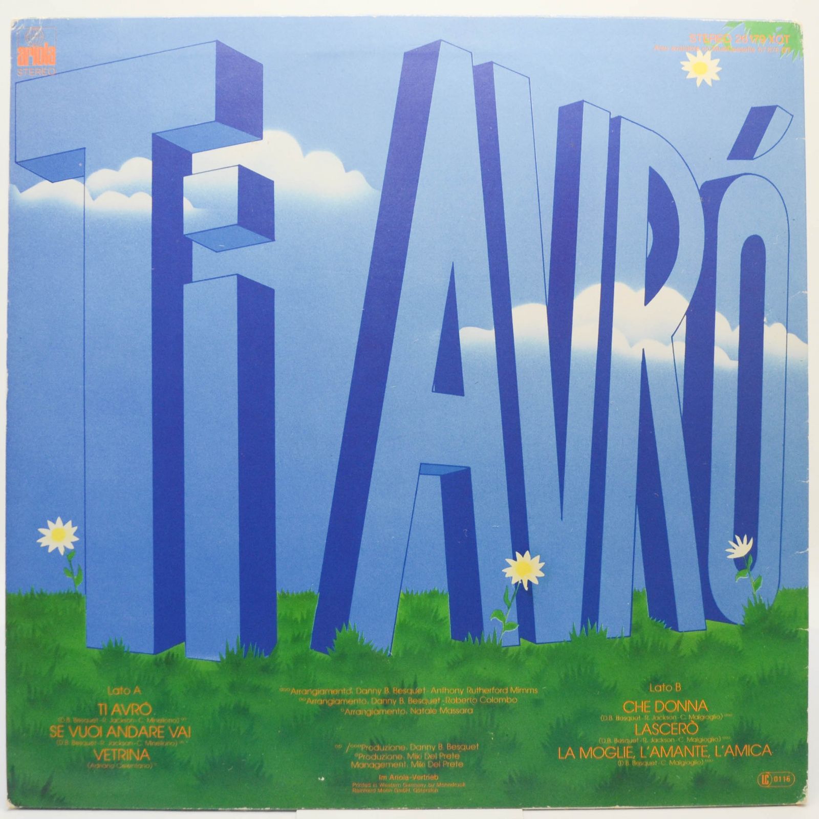 Adriano Celentano — Ti Avró, 1978