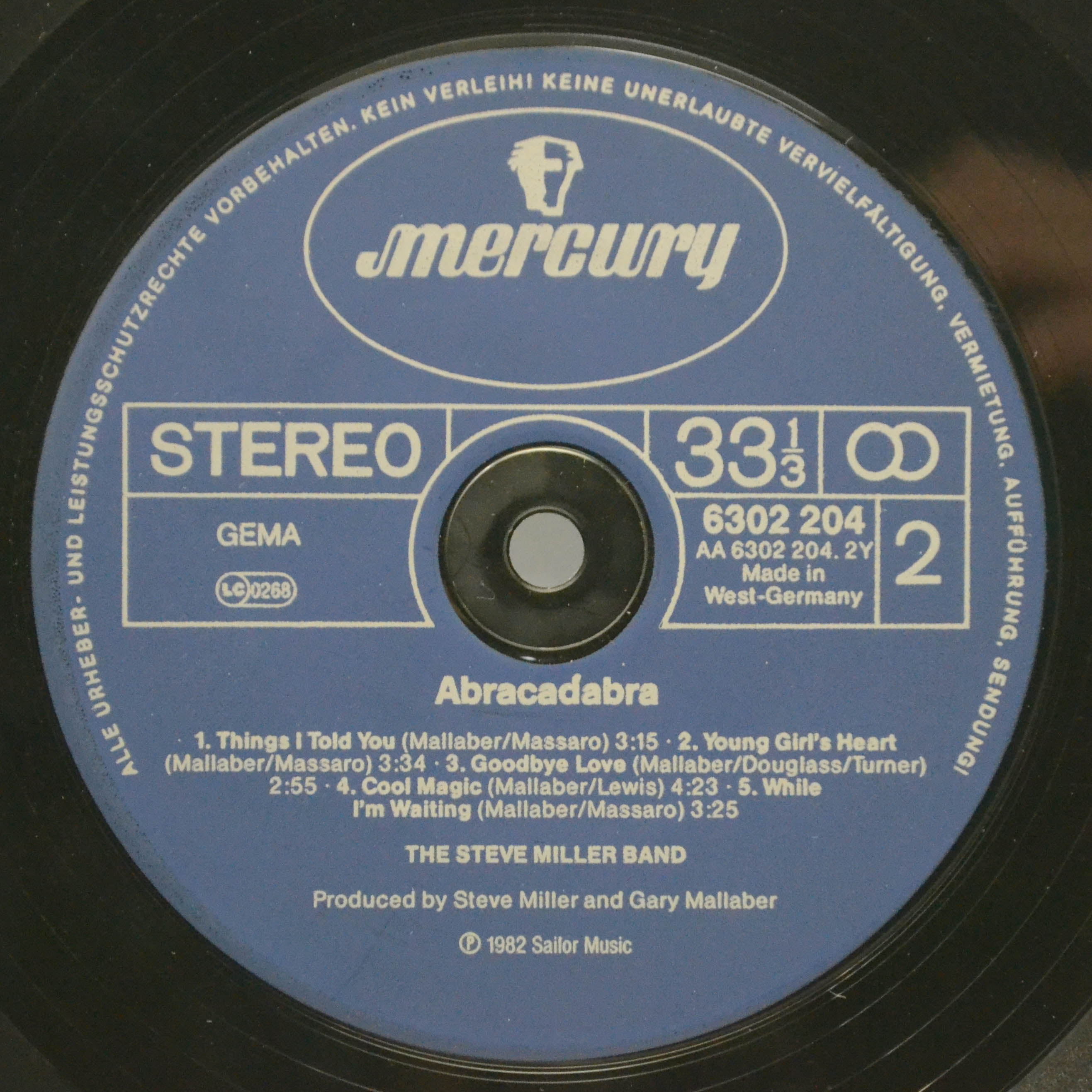 The Steve Miller Band — Abracadabra, 1982