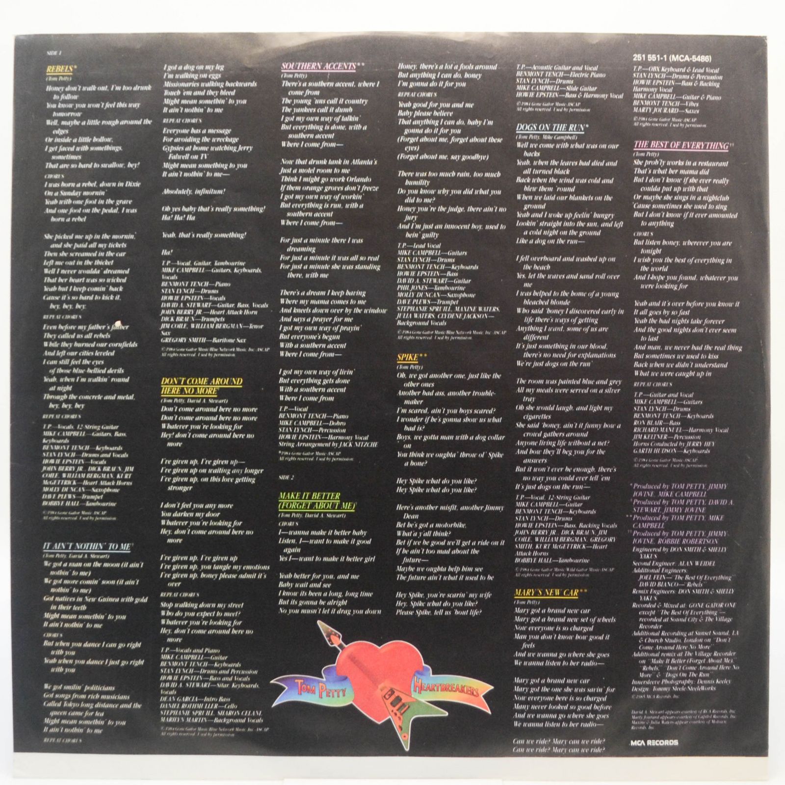 Tom Petty And The Heartbreakers — Southern Accents, 1985