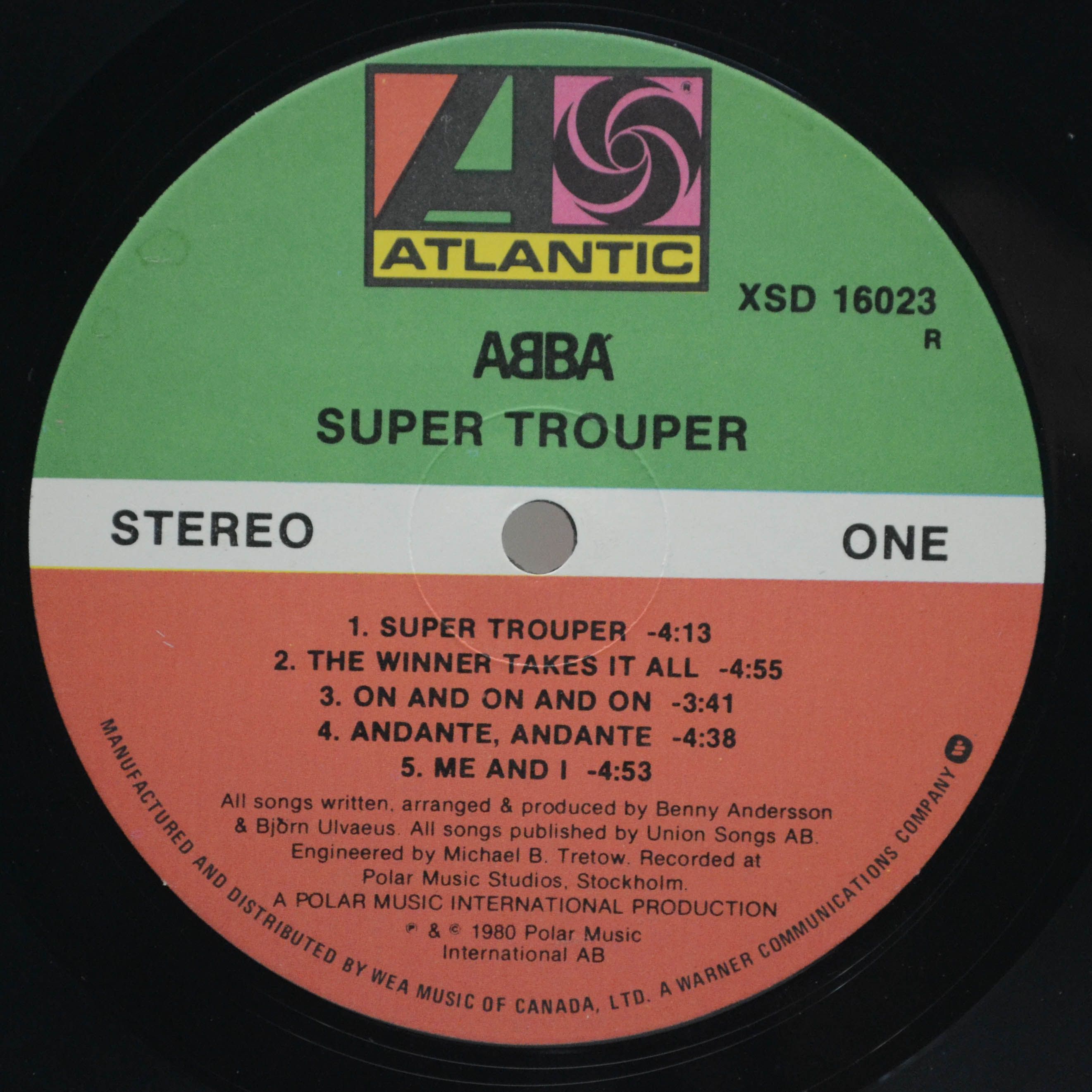 ABBA — Super Trouper, 1980