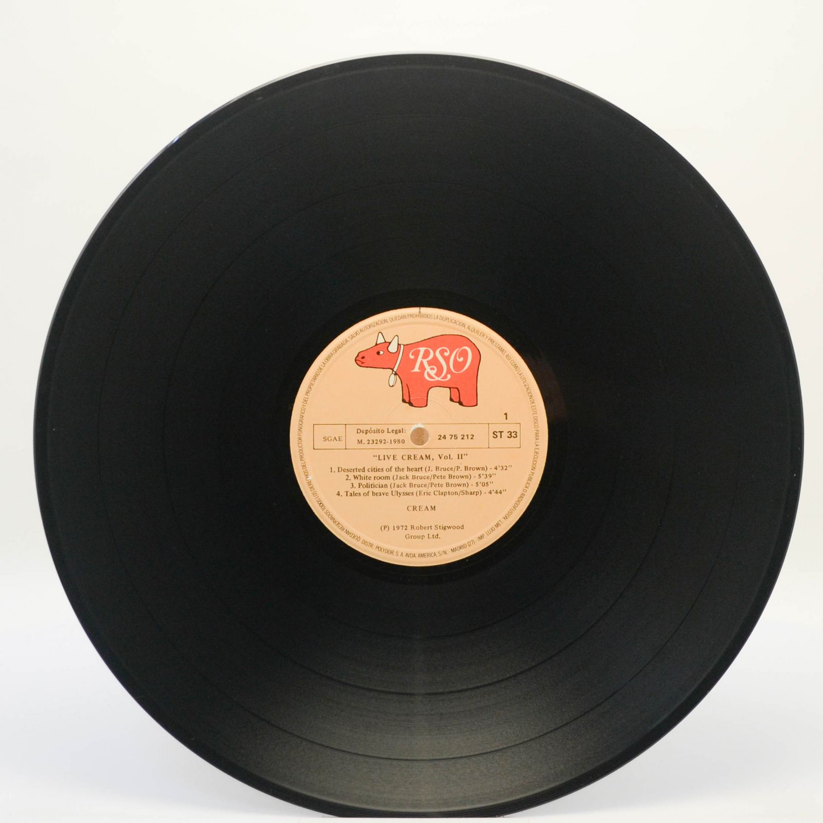 Cream — Live Cream Volume II, 1980