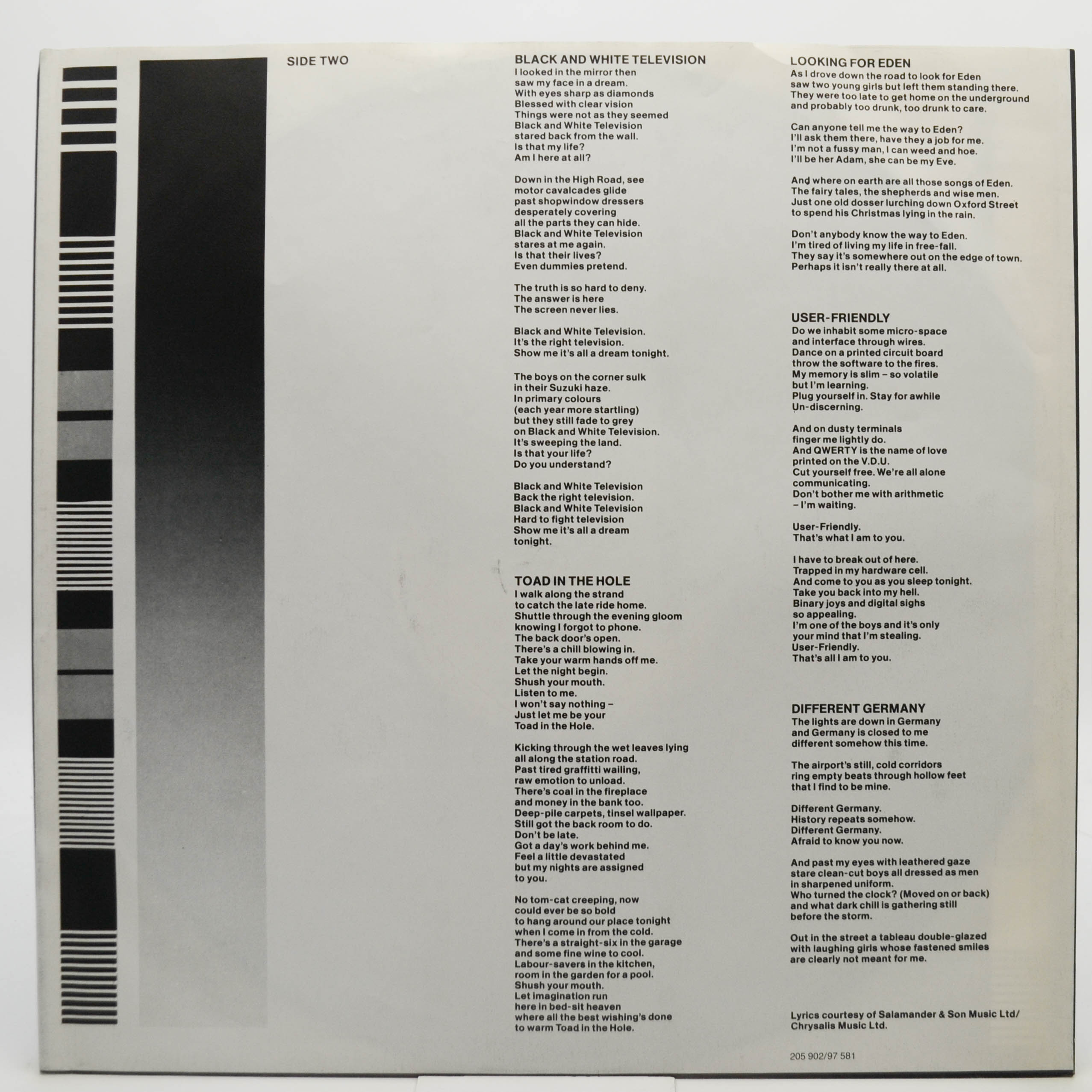 Ian Anderson — Walk Into Light, 1983