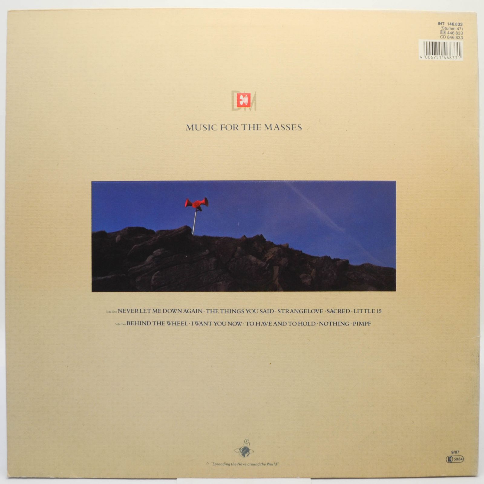 Depeche Mode — Music For The Masses, 1990