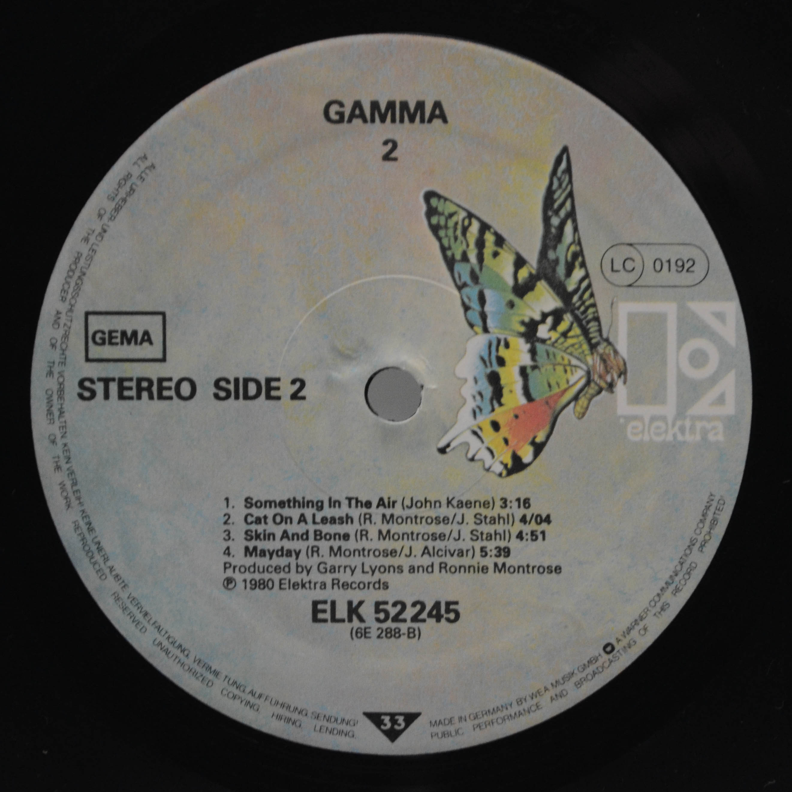 Gamma — Gamma 2, 1980