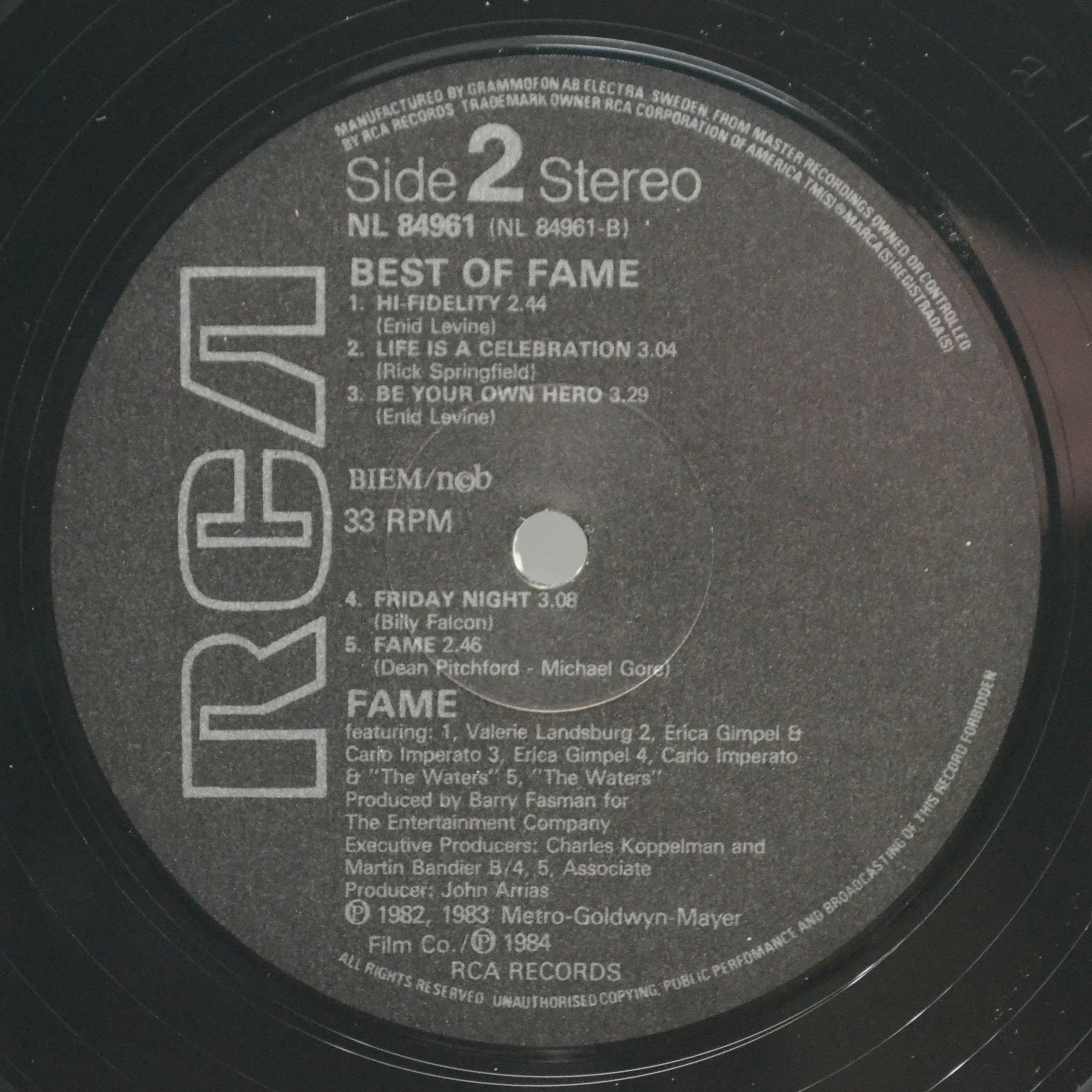 Kids From Fame — Best Of Fame, 1984