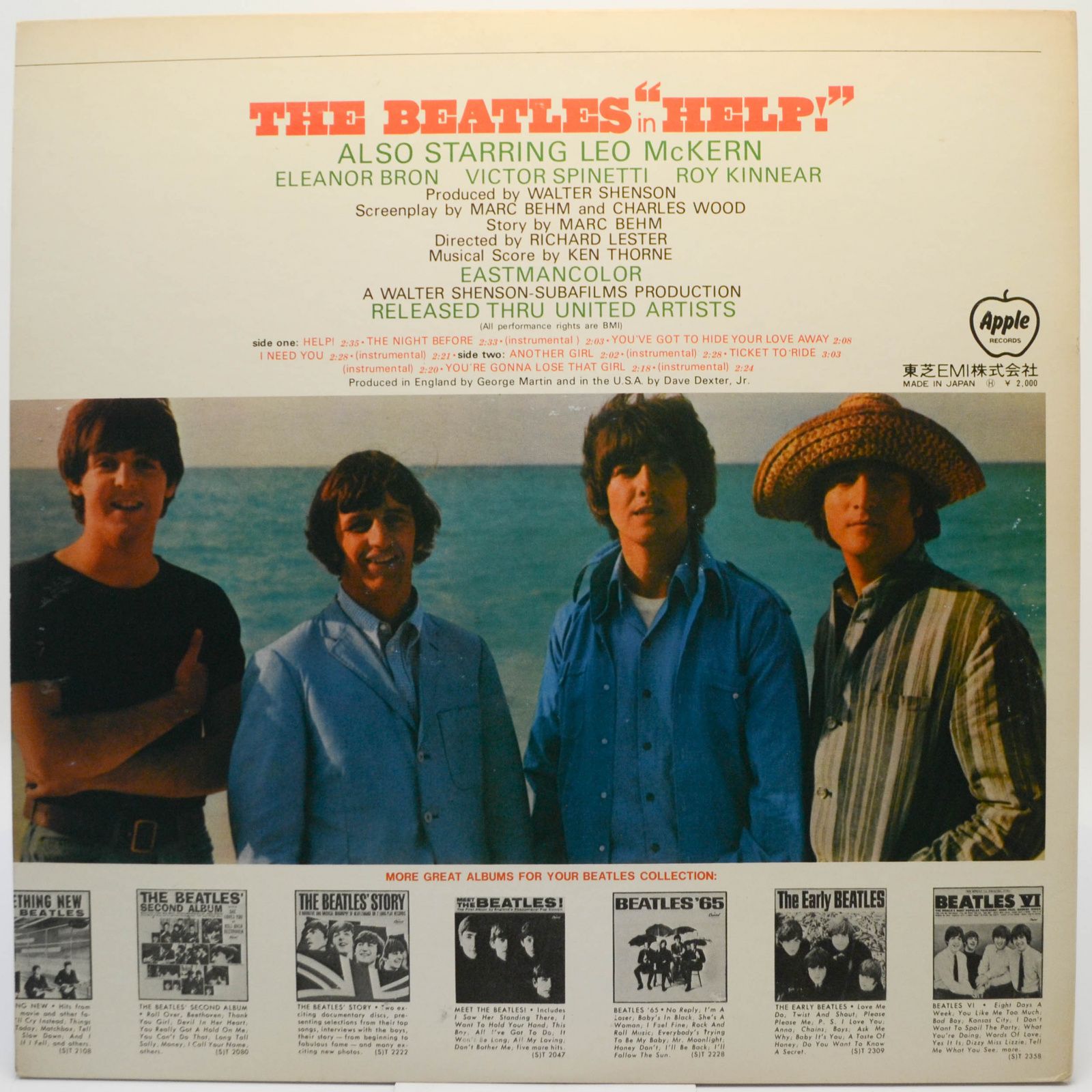 Beatles — Help! (Original Motion Picture Soundtrack), 1965