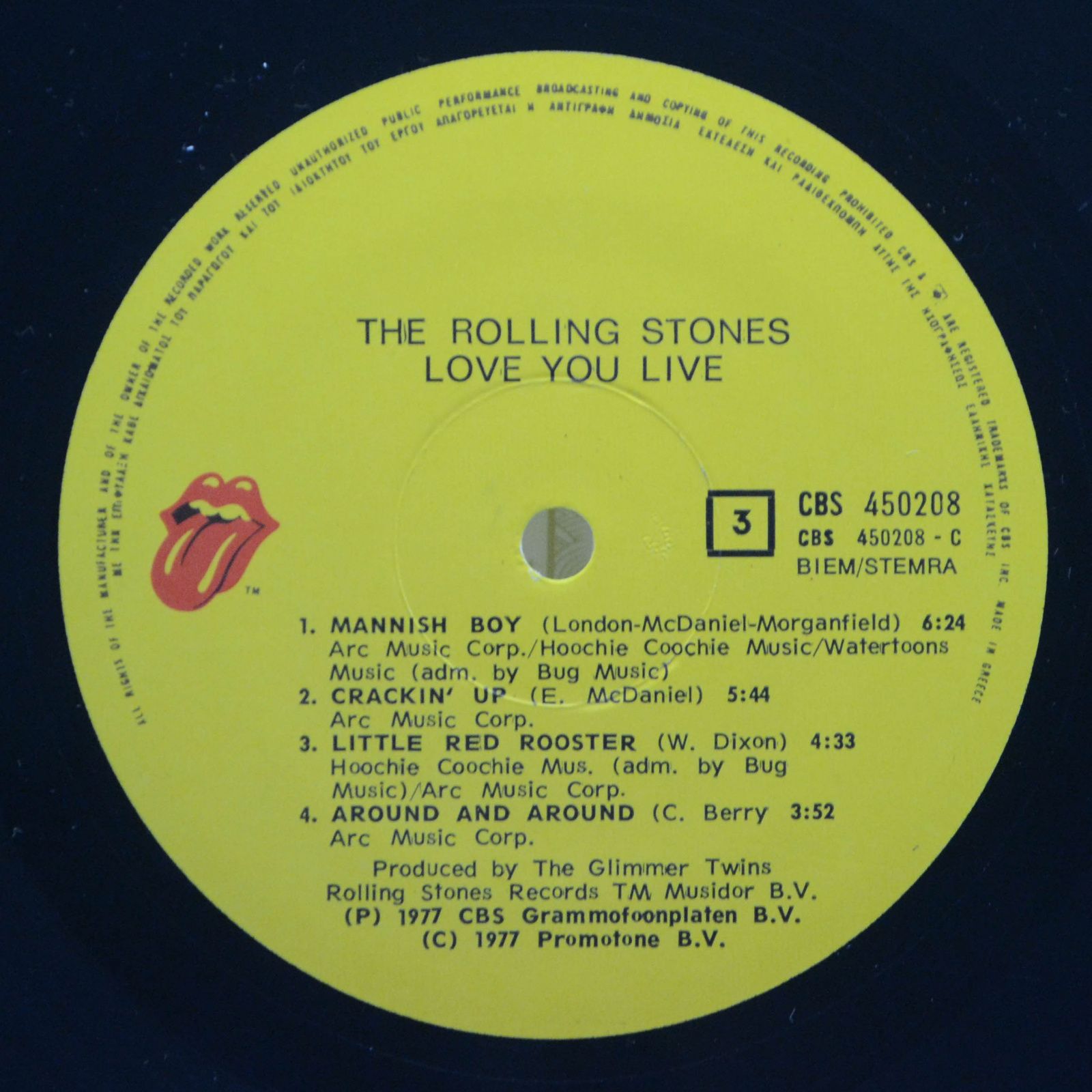 Rolling Stones — Love You Live (2LP), 1977