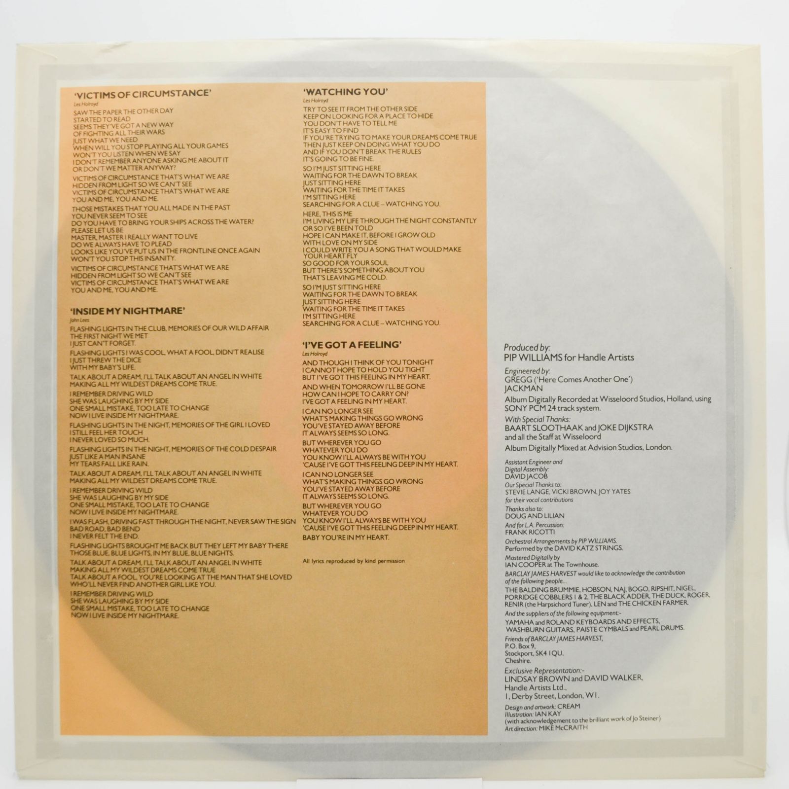 Barclay James Harvest — Victims Of Circumstance, 1984