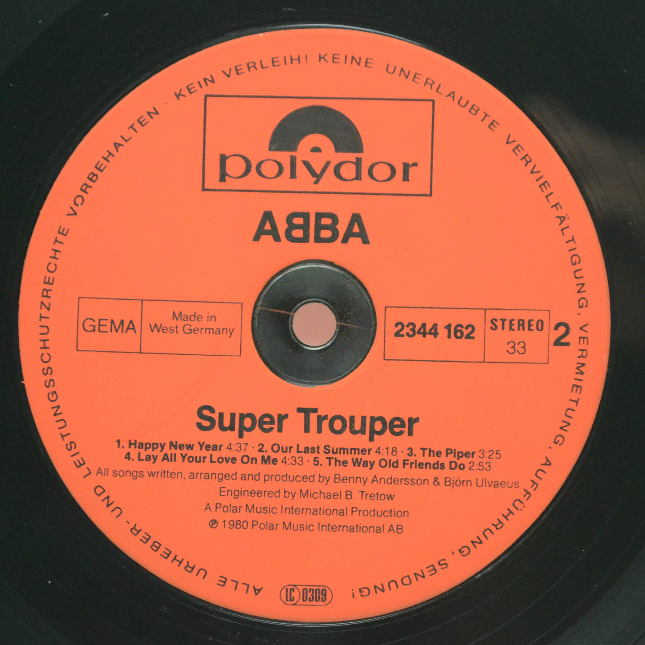 ABBA — Super Trouper, 1980