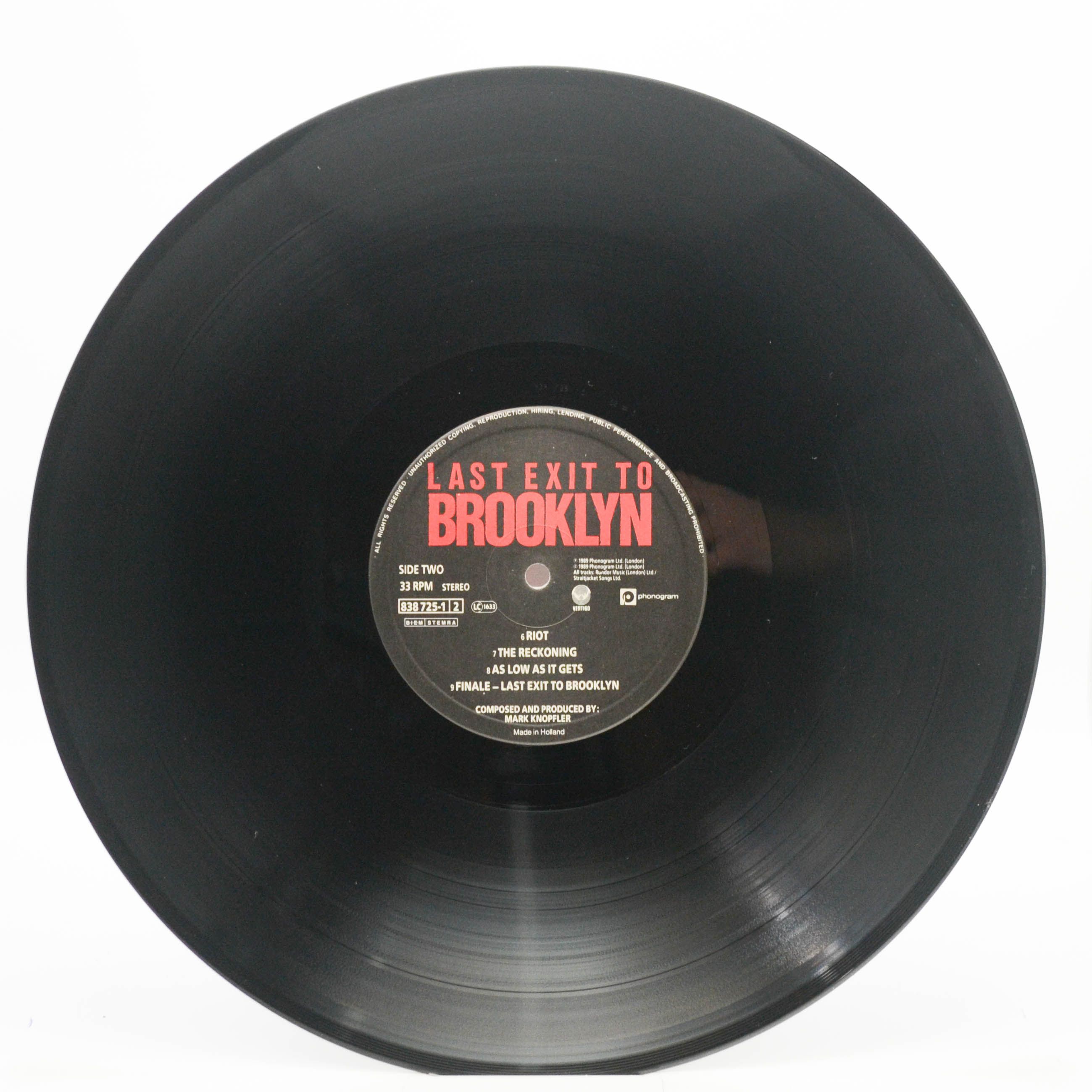 Mark Knopfler — Last Exit To Brooklyn, 1989