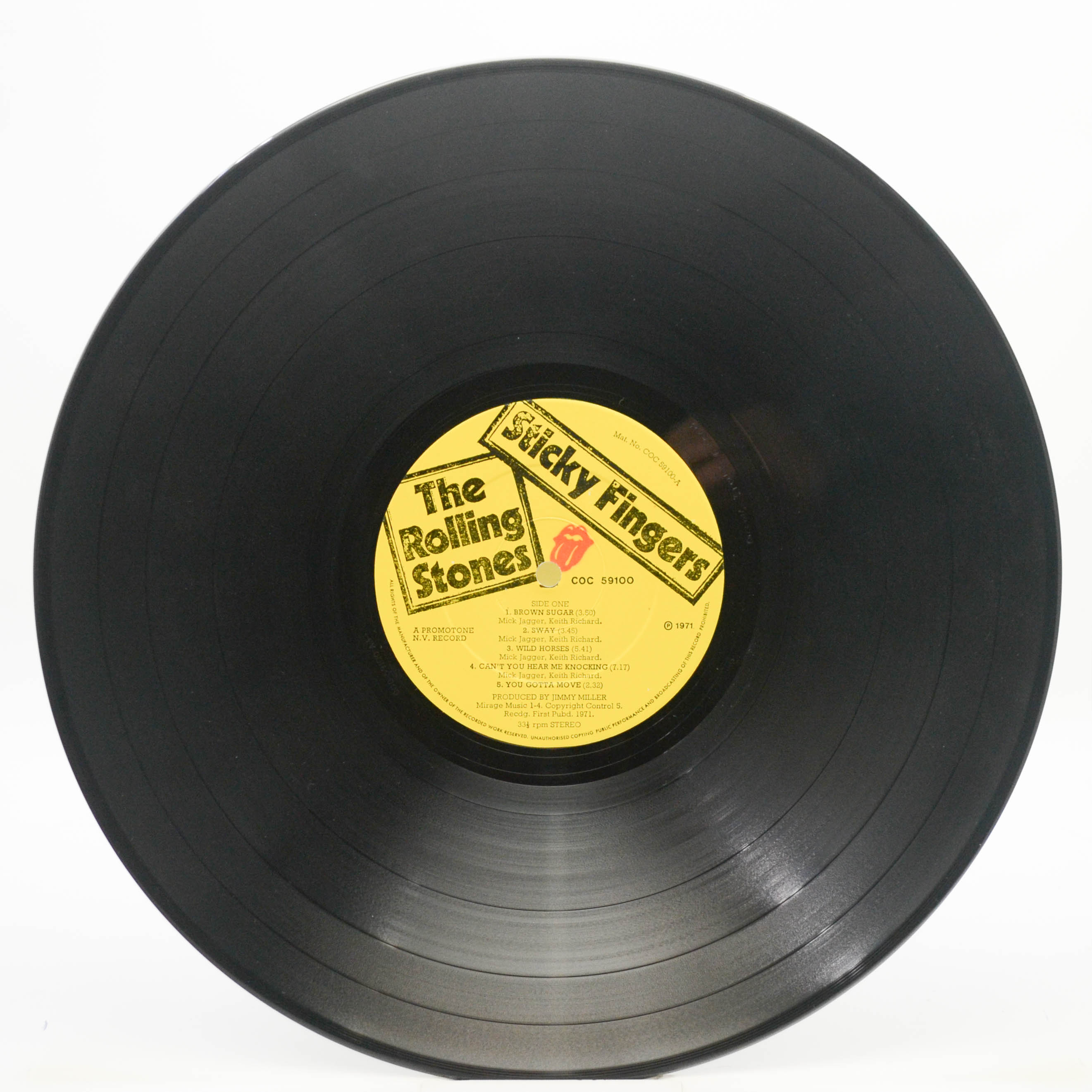 Rolling Stones — Sticky Fingers (1-st, UK), 1971